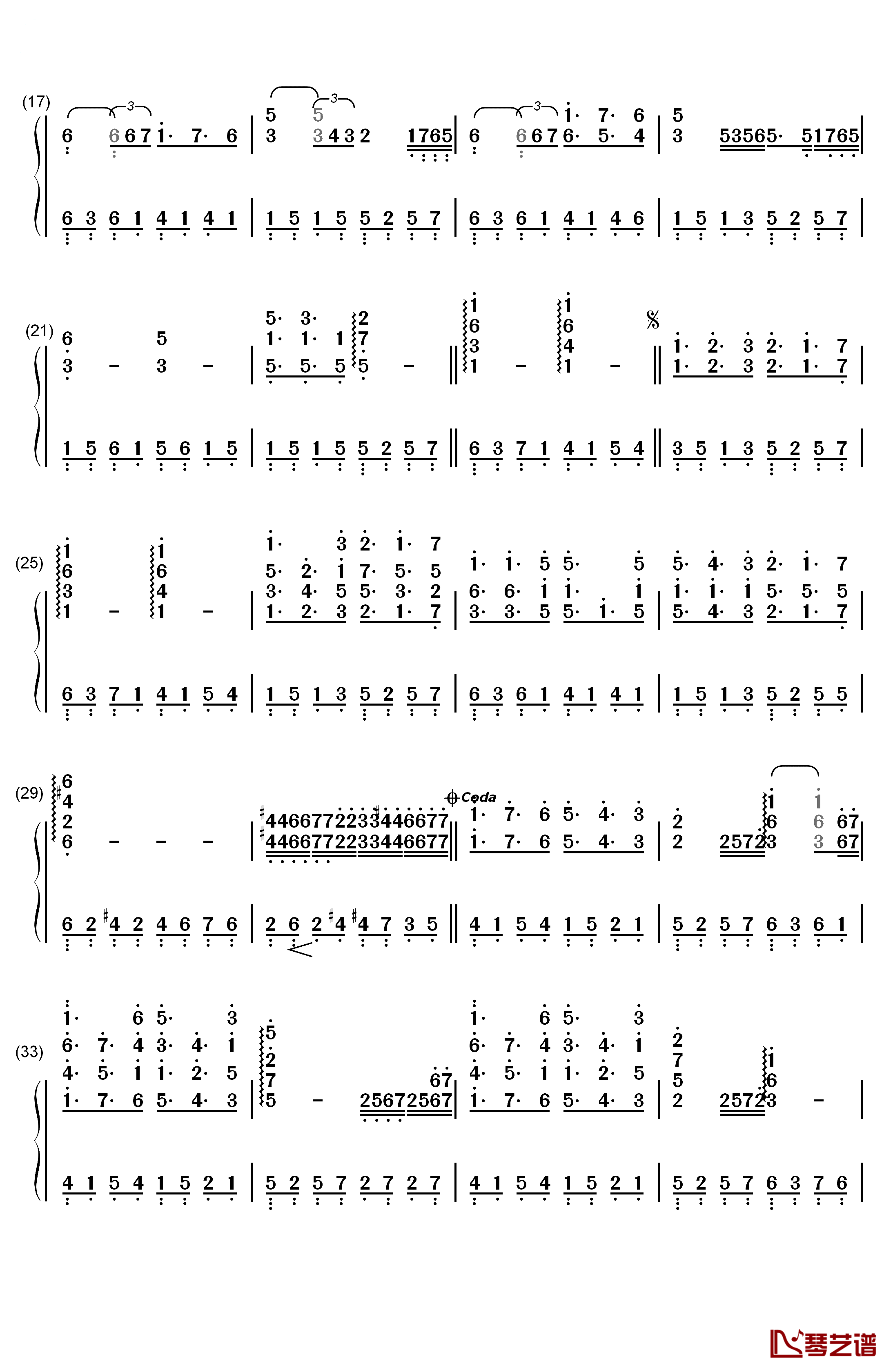 A New Day Has Come（真爱来临）钢琴简谱-数字双手-Celine Dion2