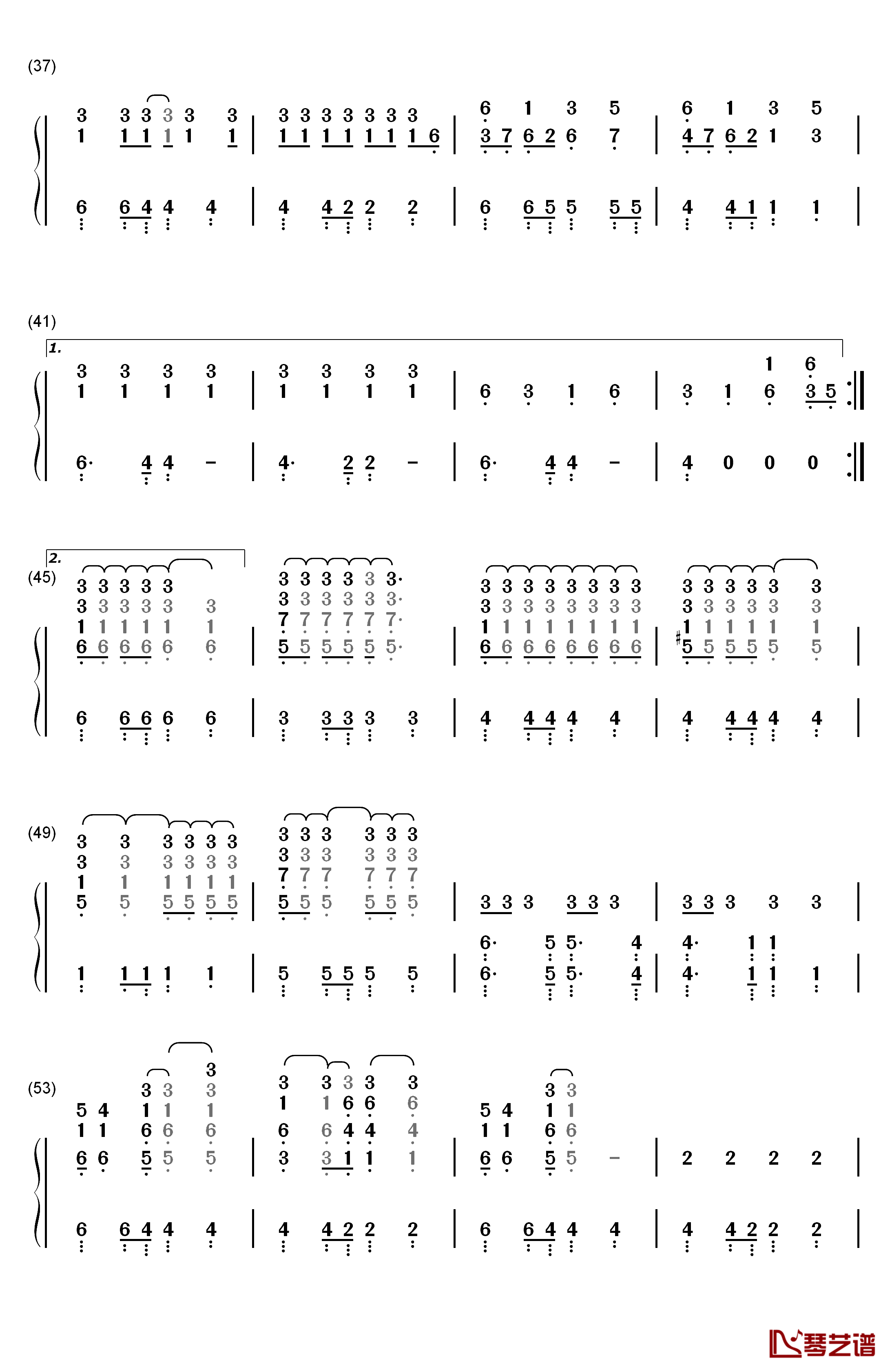 Backstabber钢琴简谱-数字双手-Kesha3