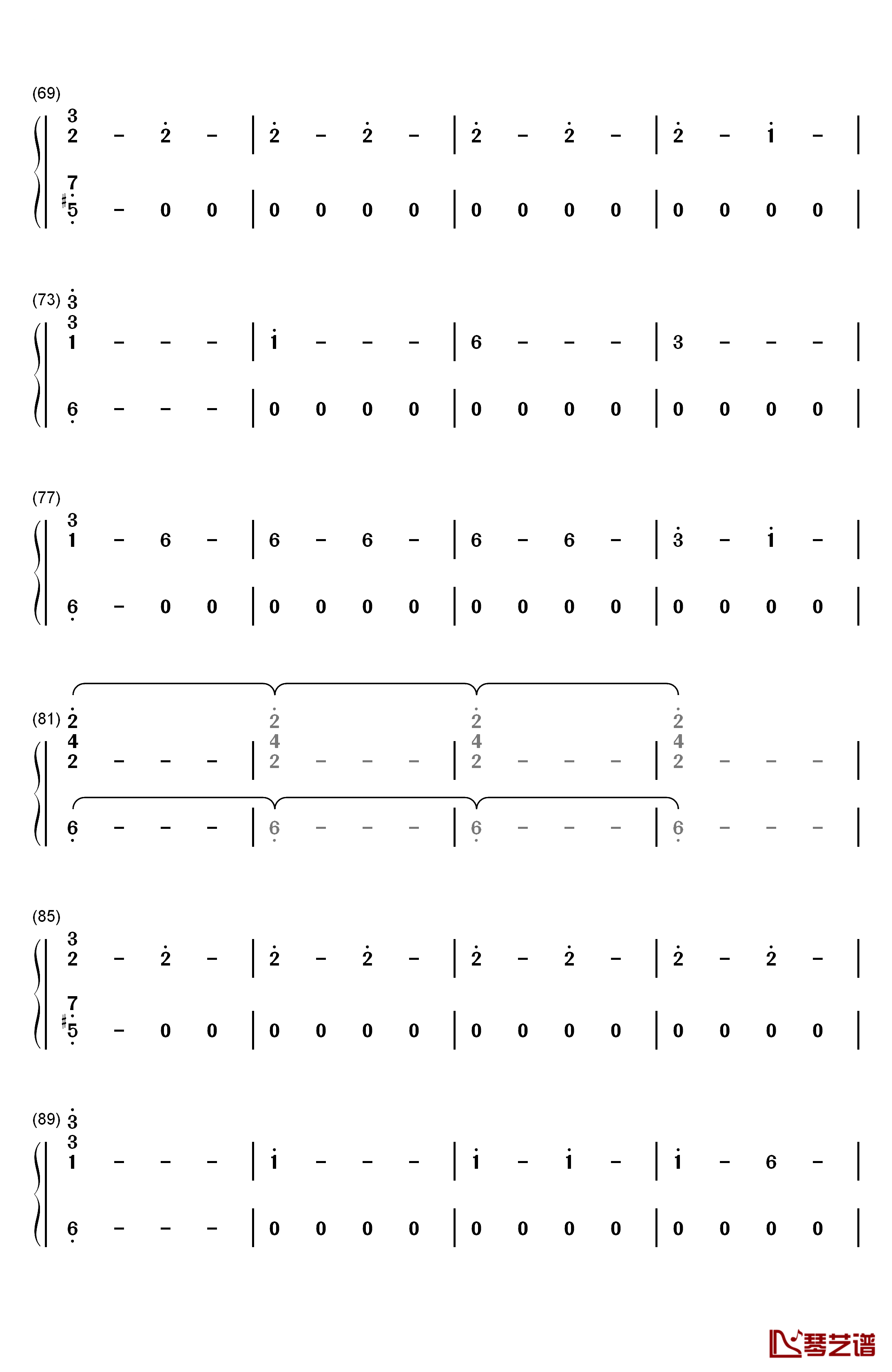 Corazón钢琴简谱-数字双手-Maluma4