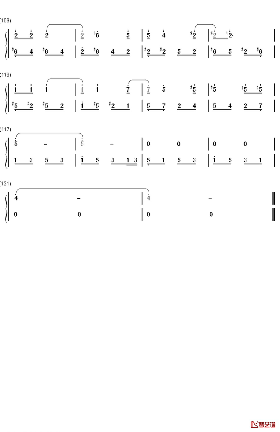 Unintended钢琴简谱-数字双手-Muse5