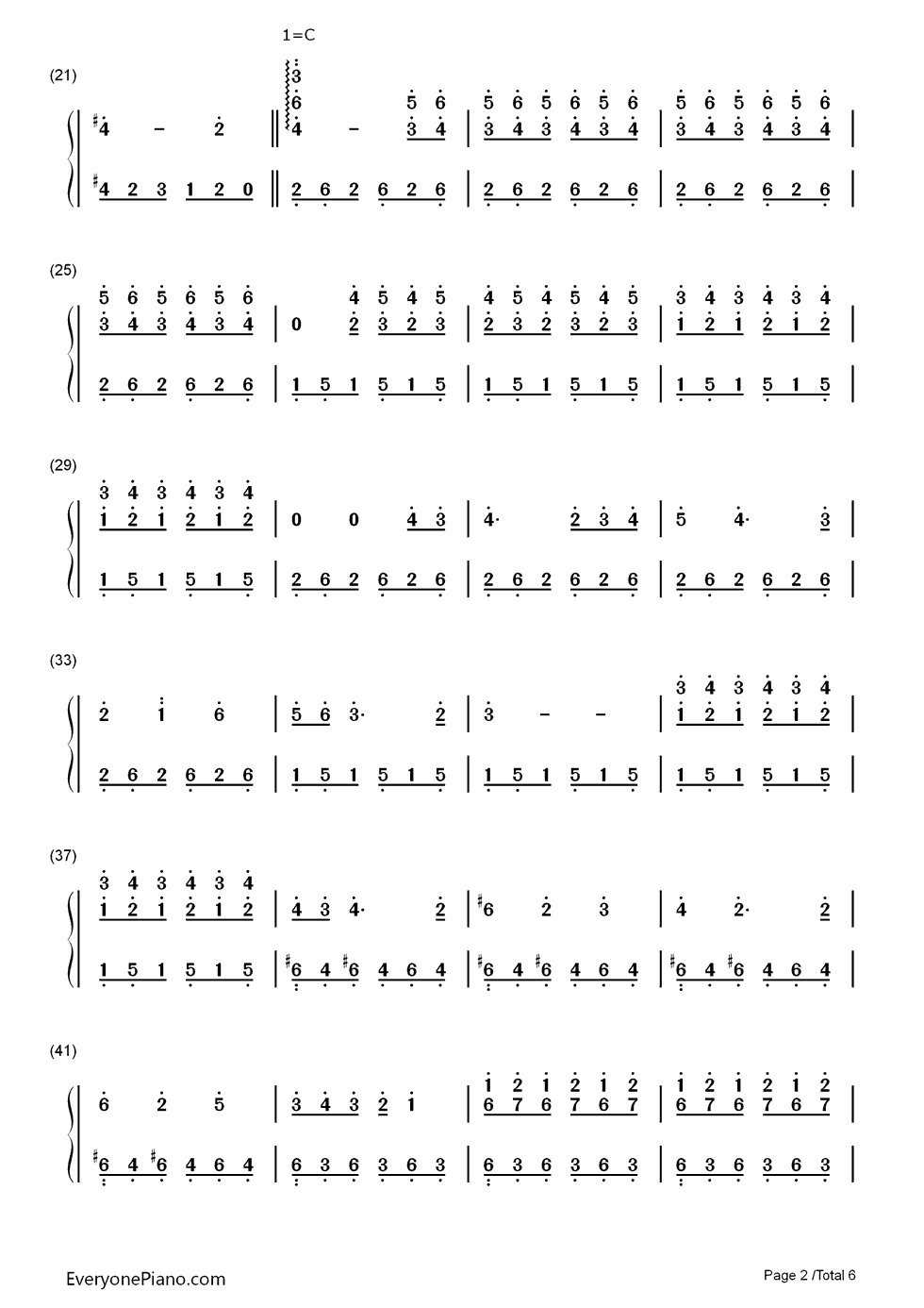 Schwarz～そして少女は森の中～钢琴简谱-数字双手-霜月はるか&Revo2