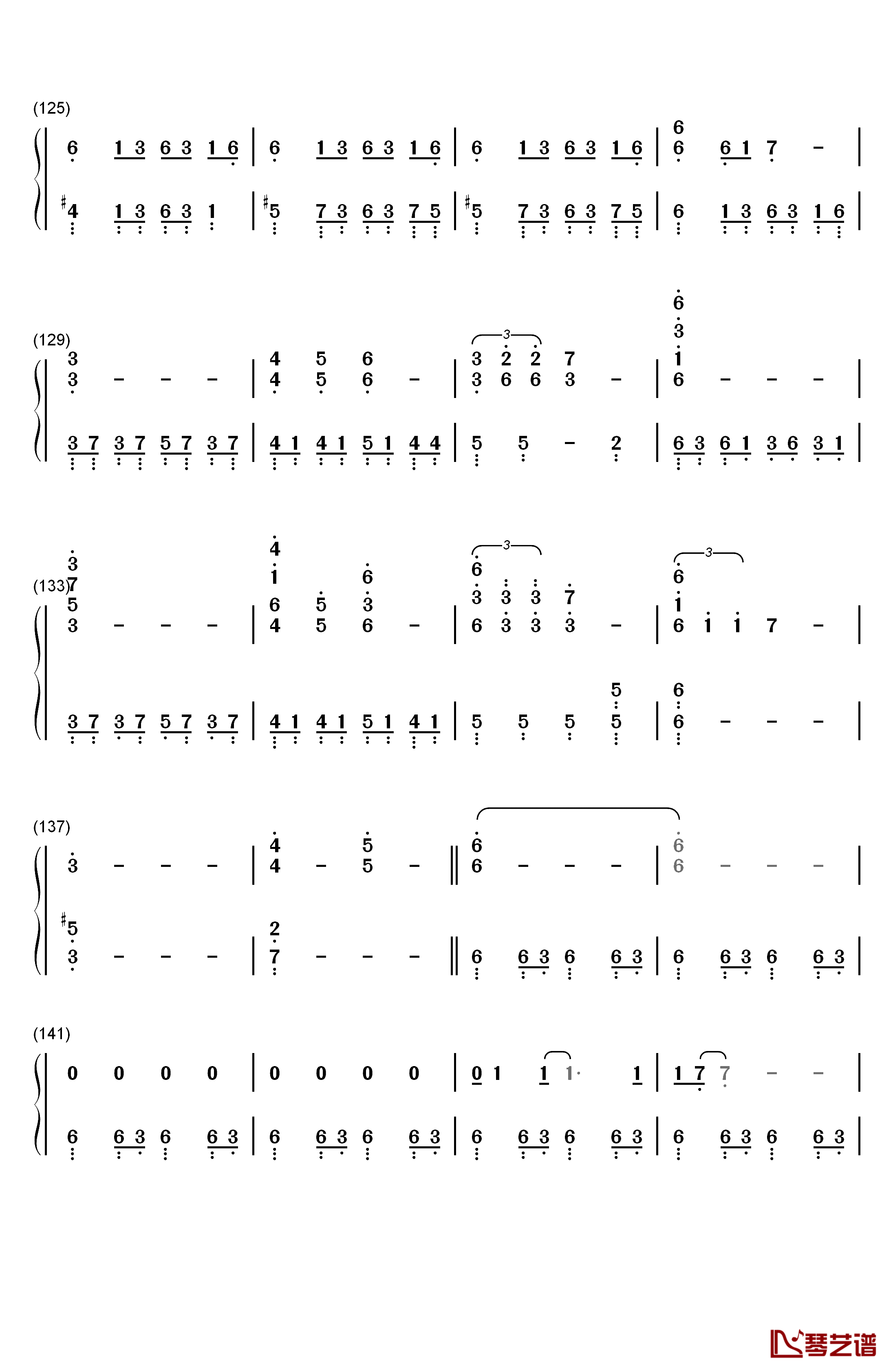 The Night King钢琴简谱-数字双手-Ramin Djawadi7