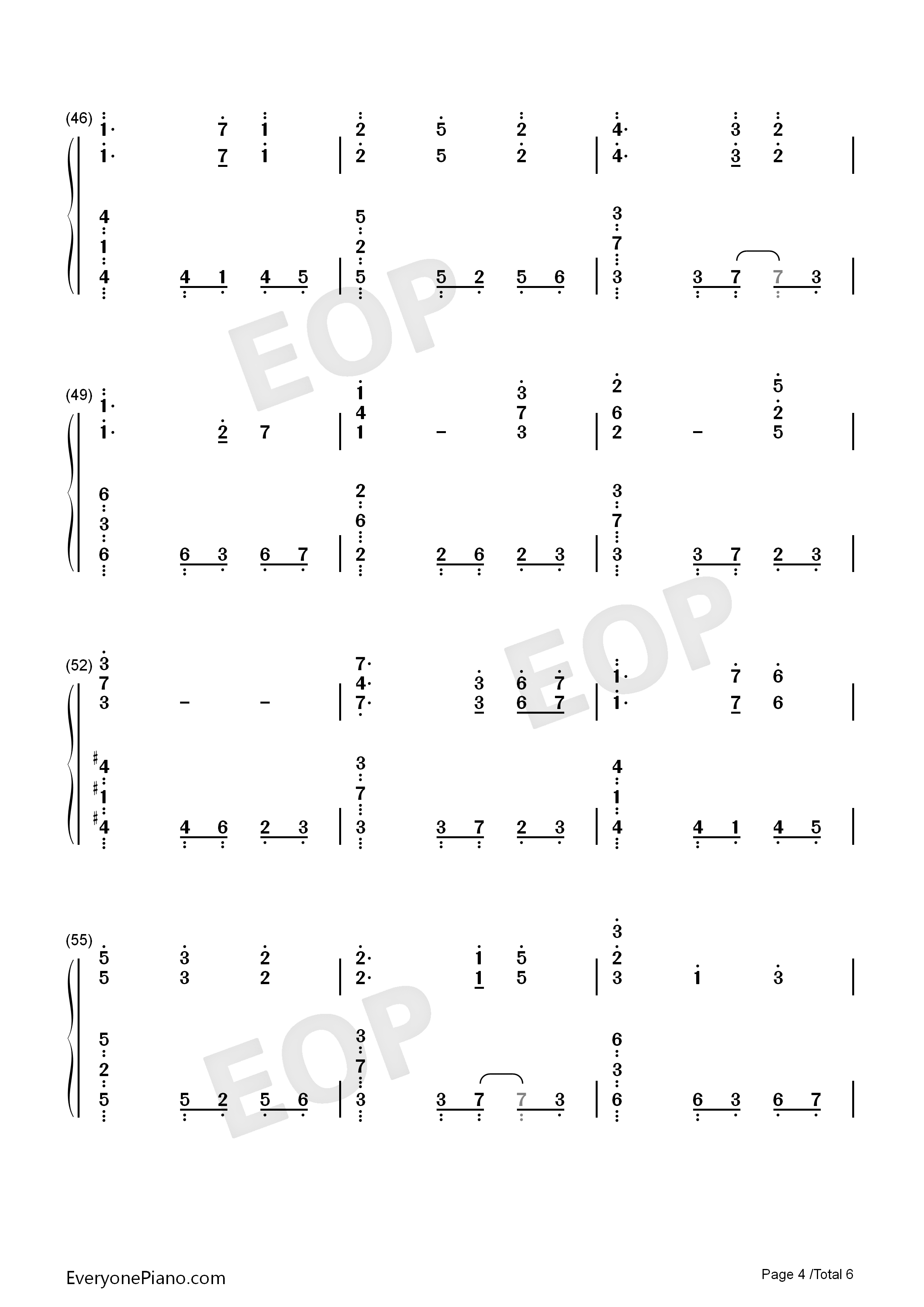 イザベラの唄钢琴简谱-小畑貴裕演唱4