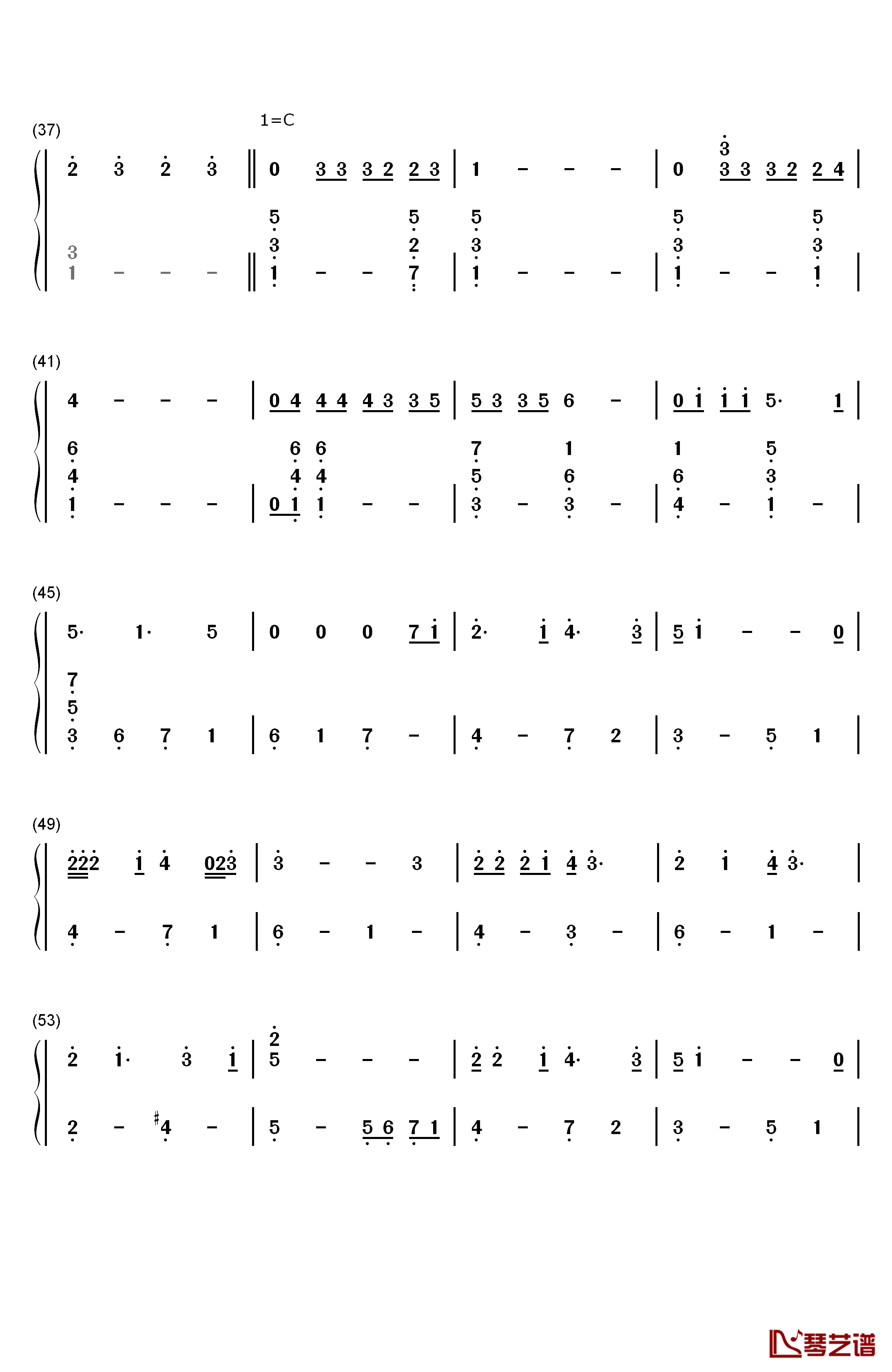 Evermore钢琴简谱-数字双手-Alan Menken3