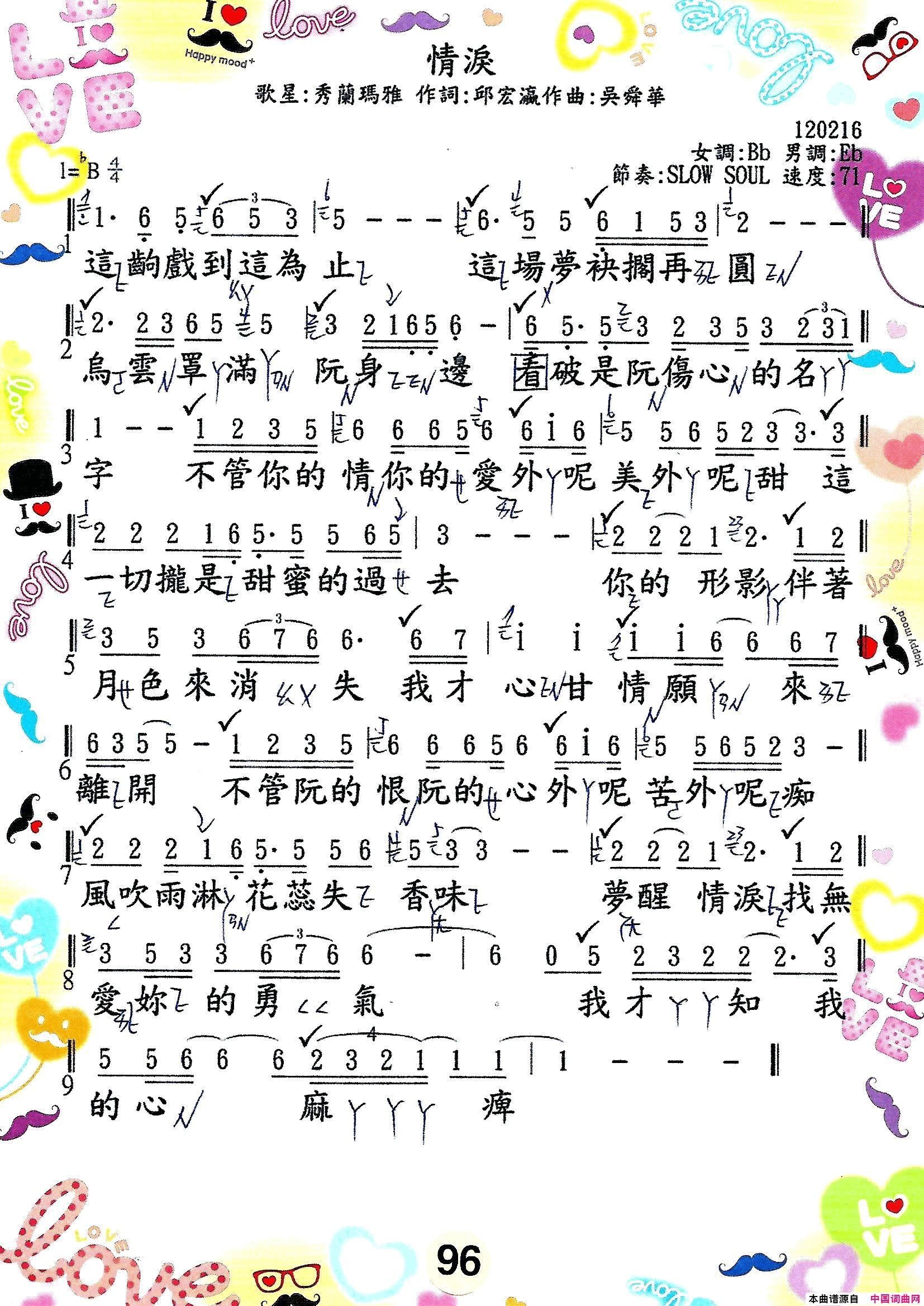 歌唱譜 第五冊  第六冊简谱1