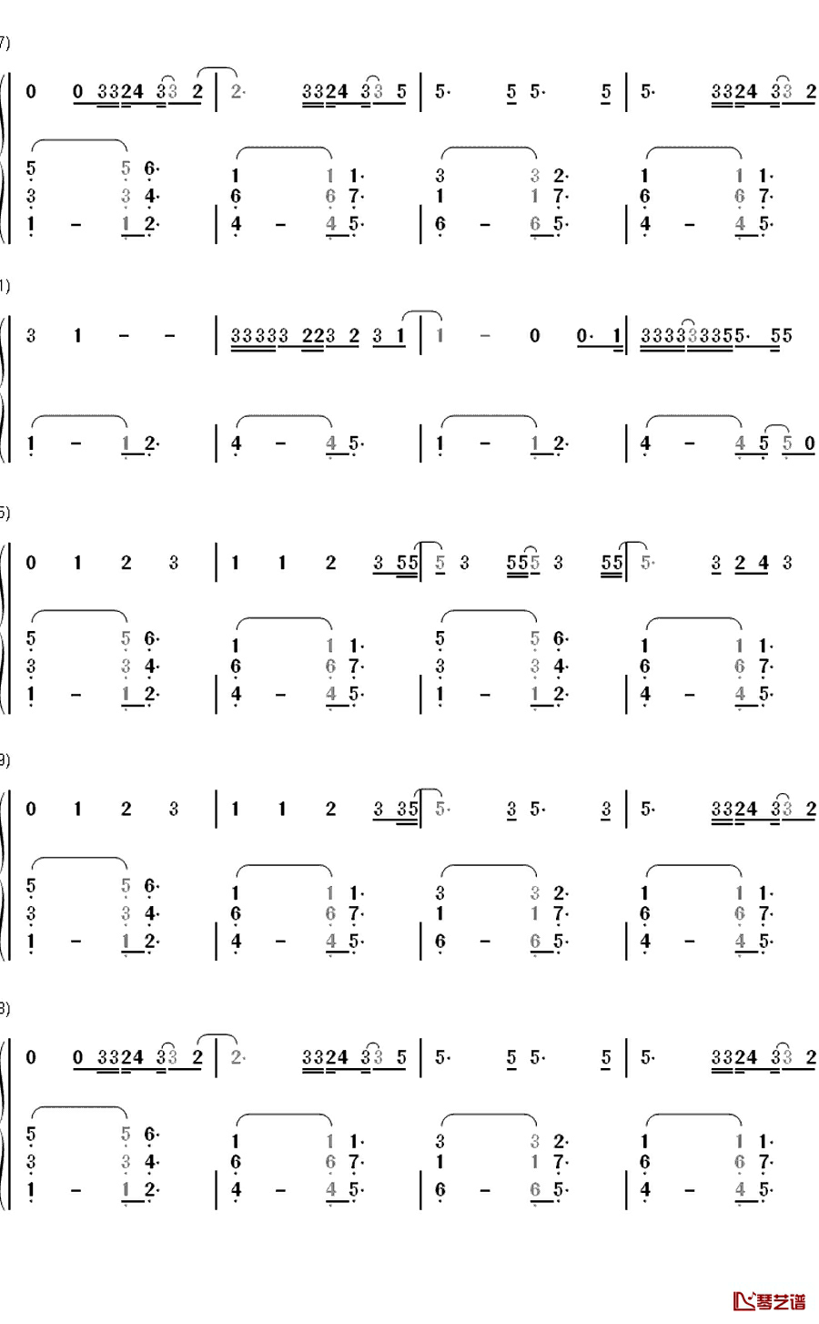 Cannonball钢琴简谱-数字双手-Lea Michele4