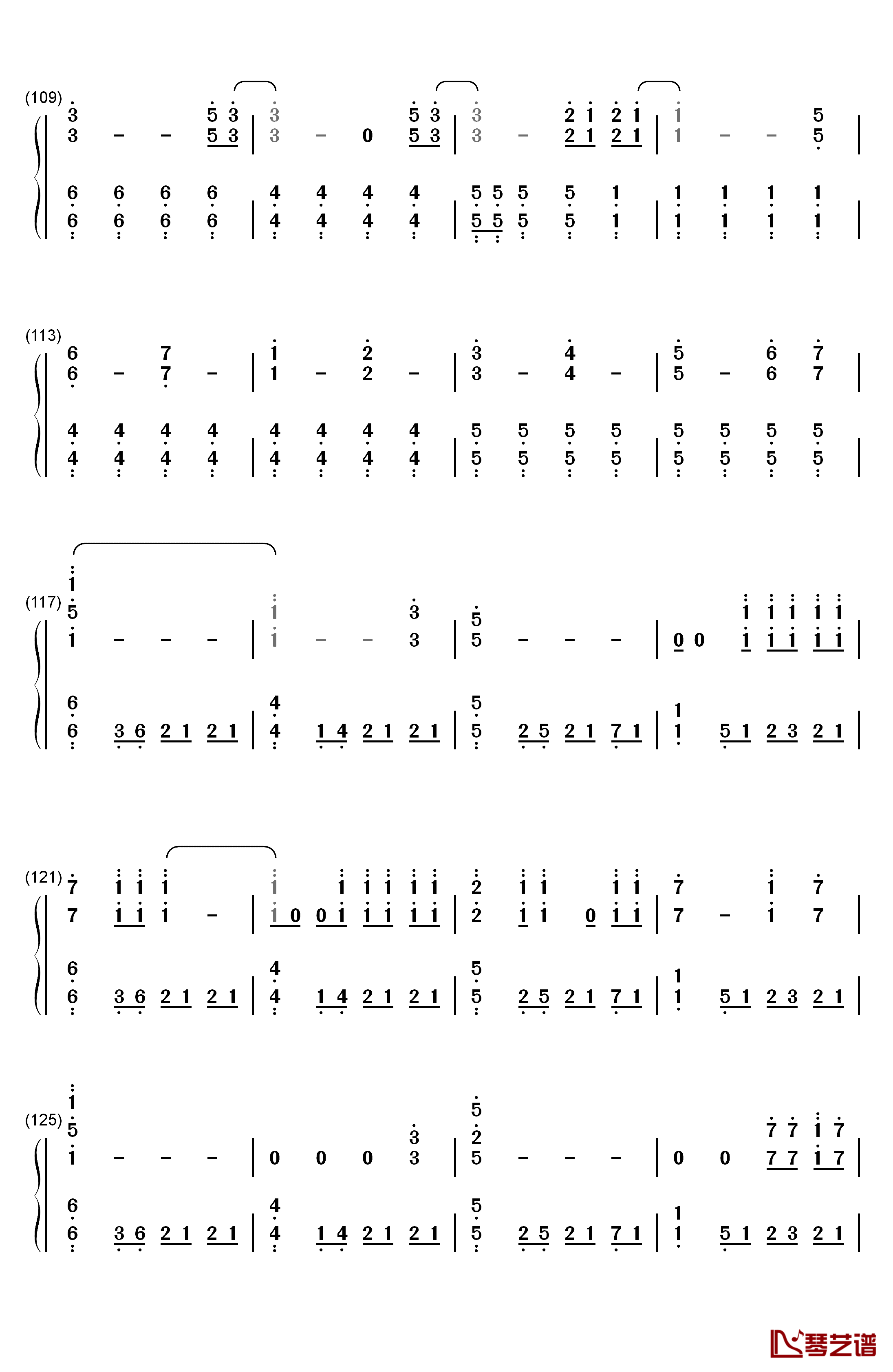 Shadow of Love钢琴简谱-数字双手-OLIVIA6