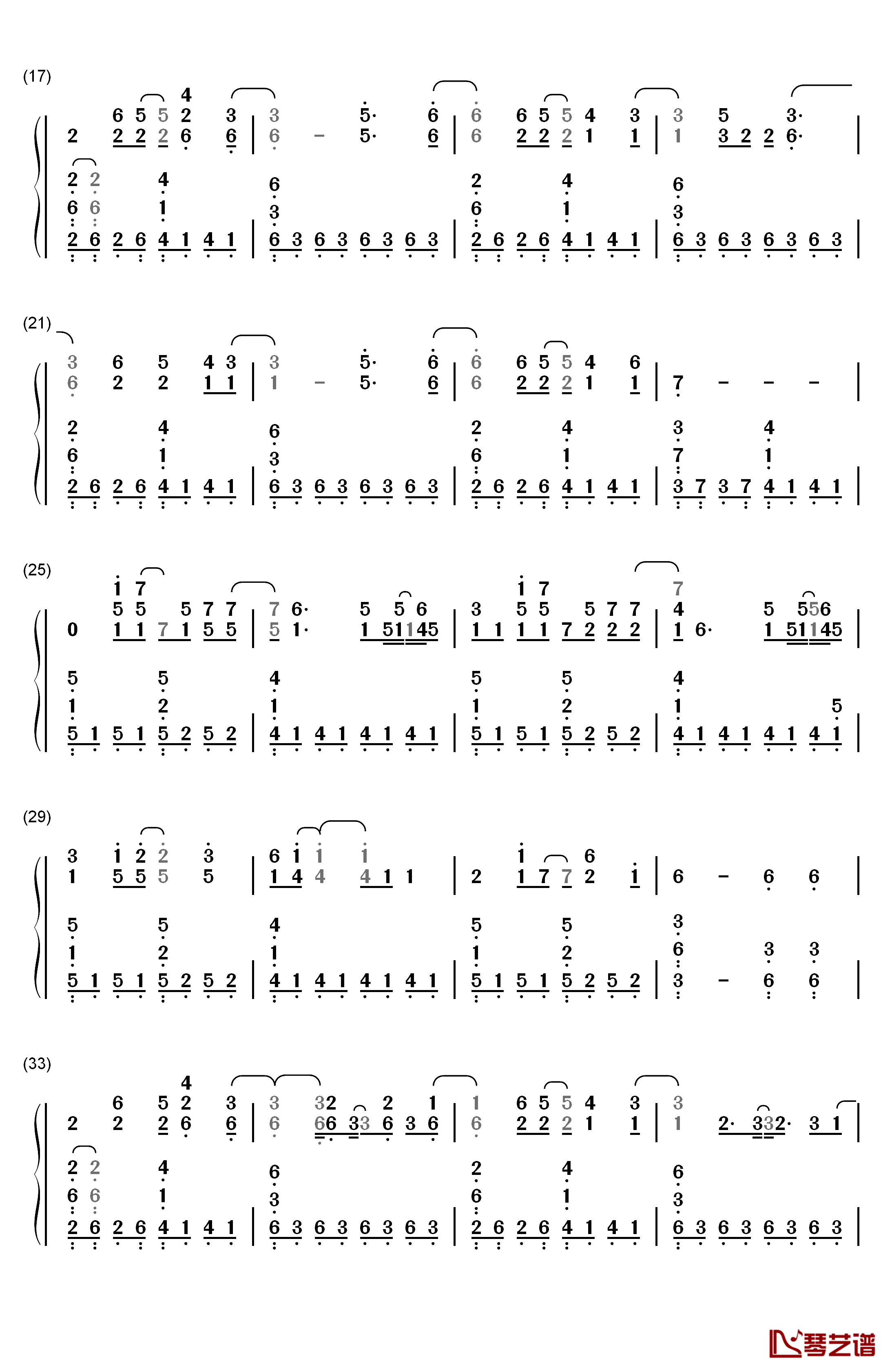 Today钢琴简谱-数字双手-The Smashing Pumpkins2