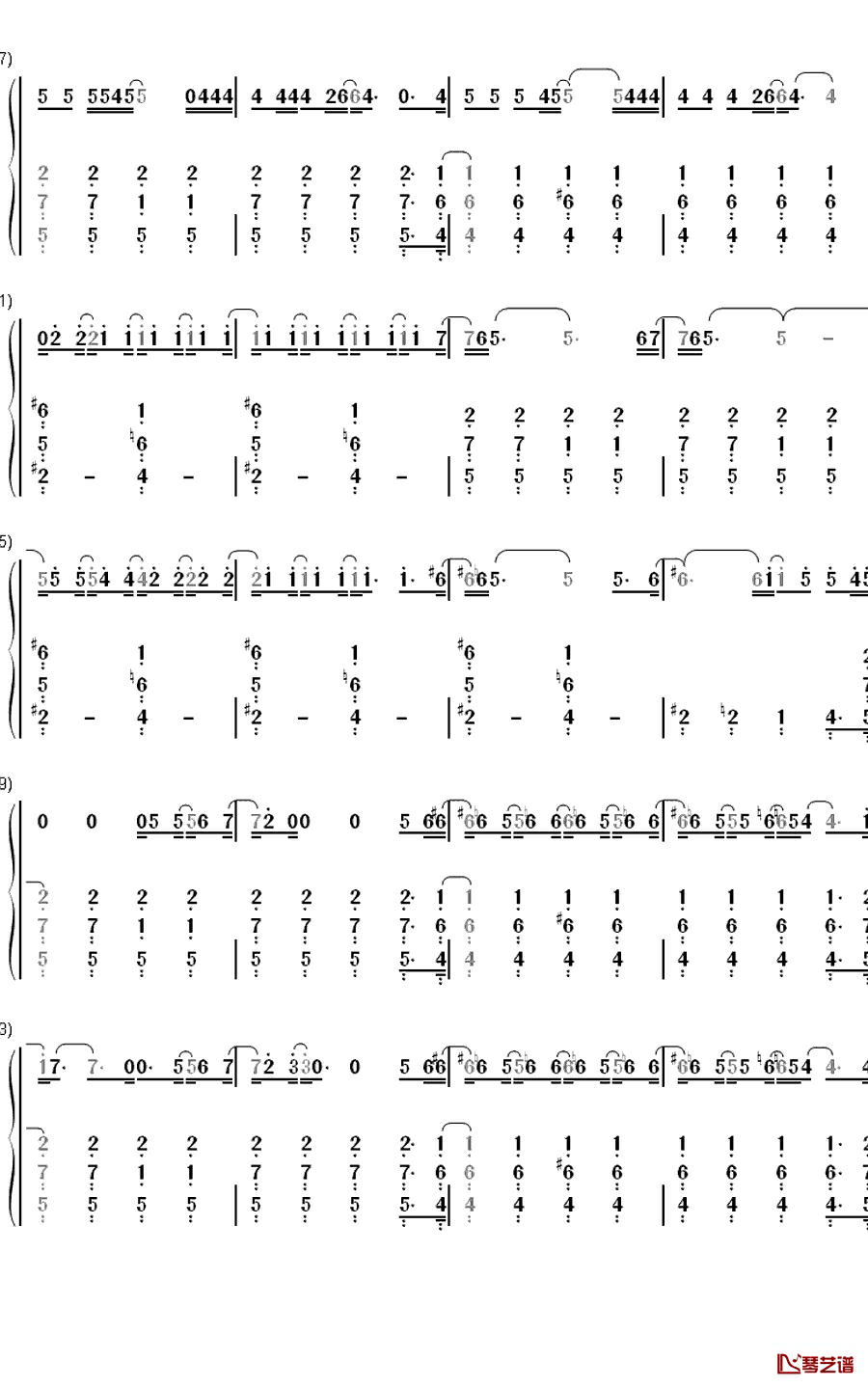 Take Back The Night钢琴简谱-数字双手-Justin Timberlake2