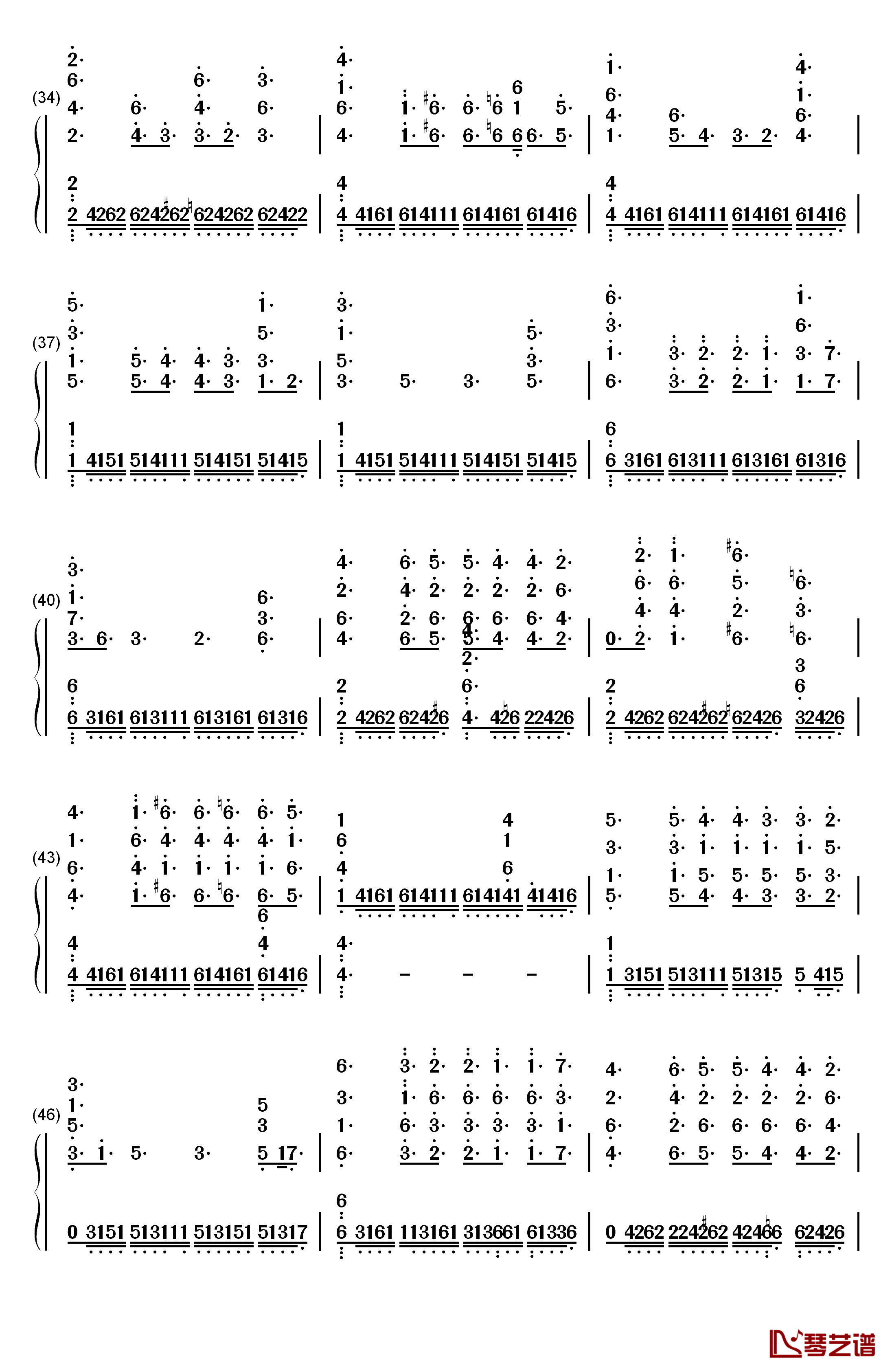 Chevaliers De Sangreal钢琴简谱-数字双手-Hans Zimmer3