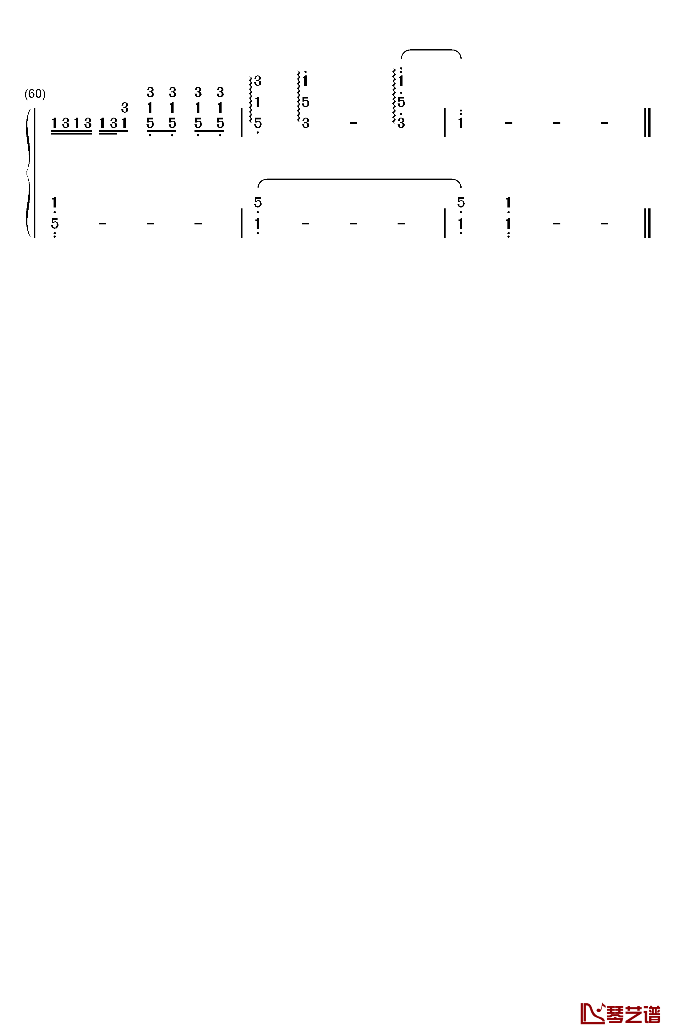 在 也不见钢琴简谱-数字双手-孙燕姿5