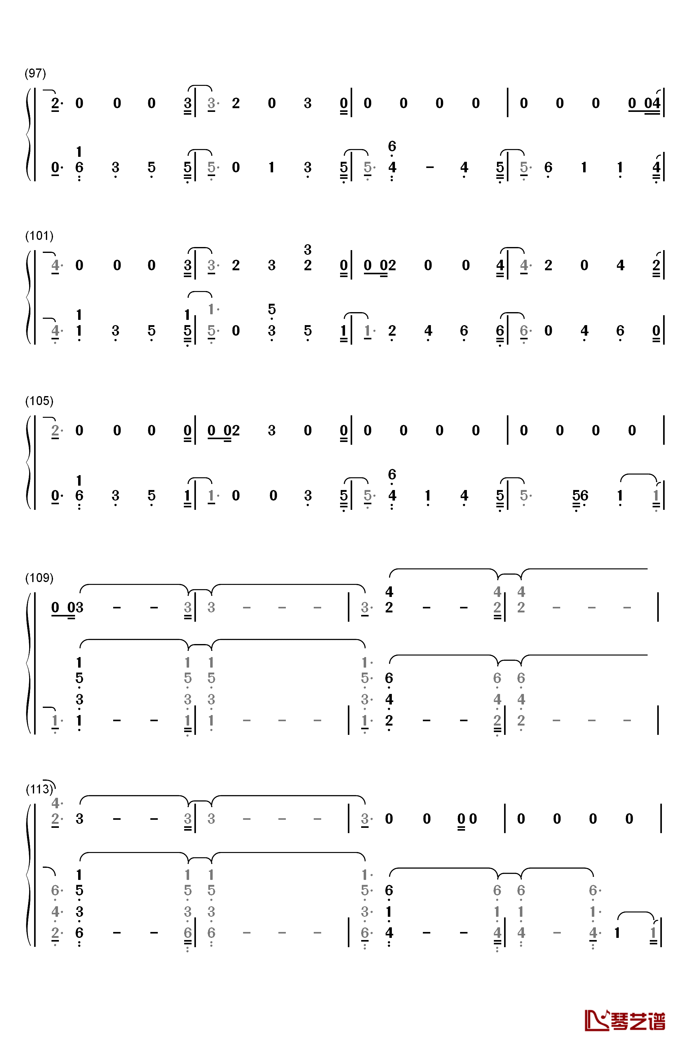 Delicate钢琴简谱-数字双手-Taylor Swift6