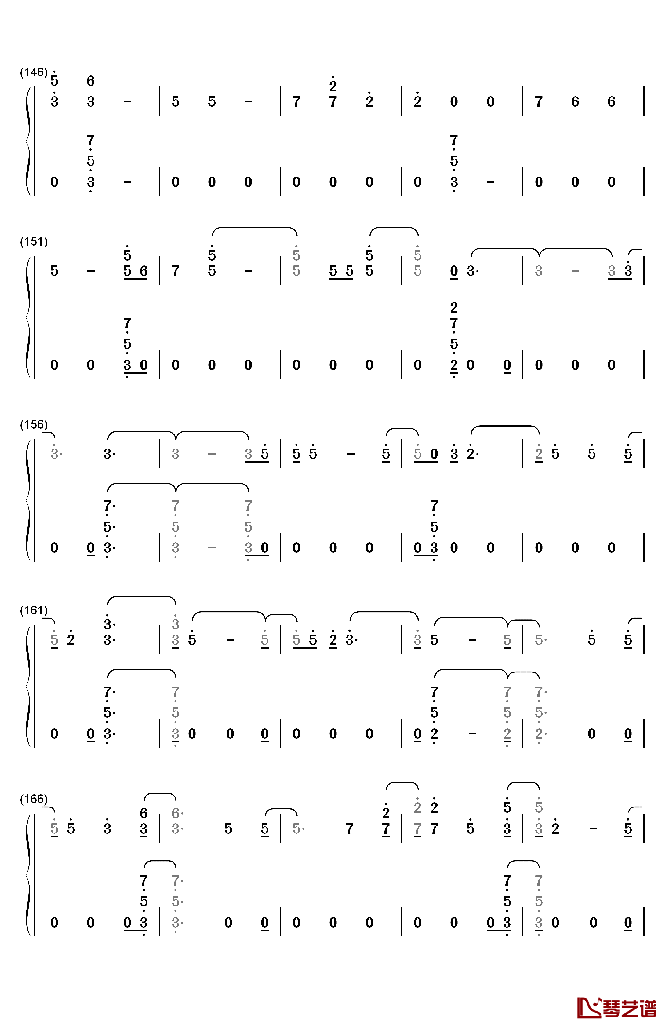 Look What I Found钢琴简谱-数字双手-Lady Gaga7