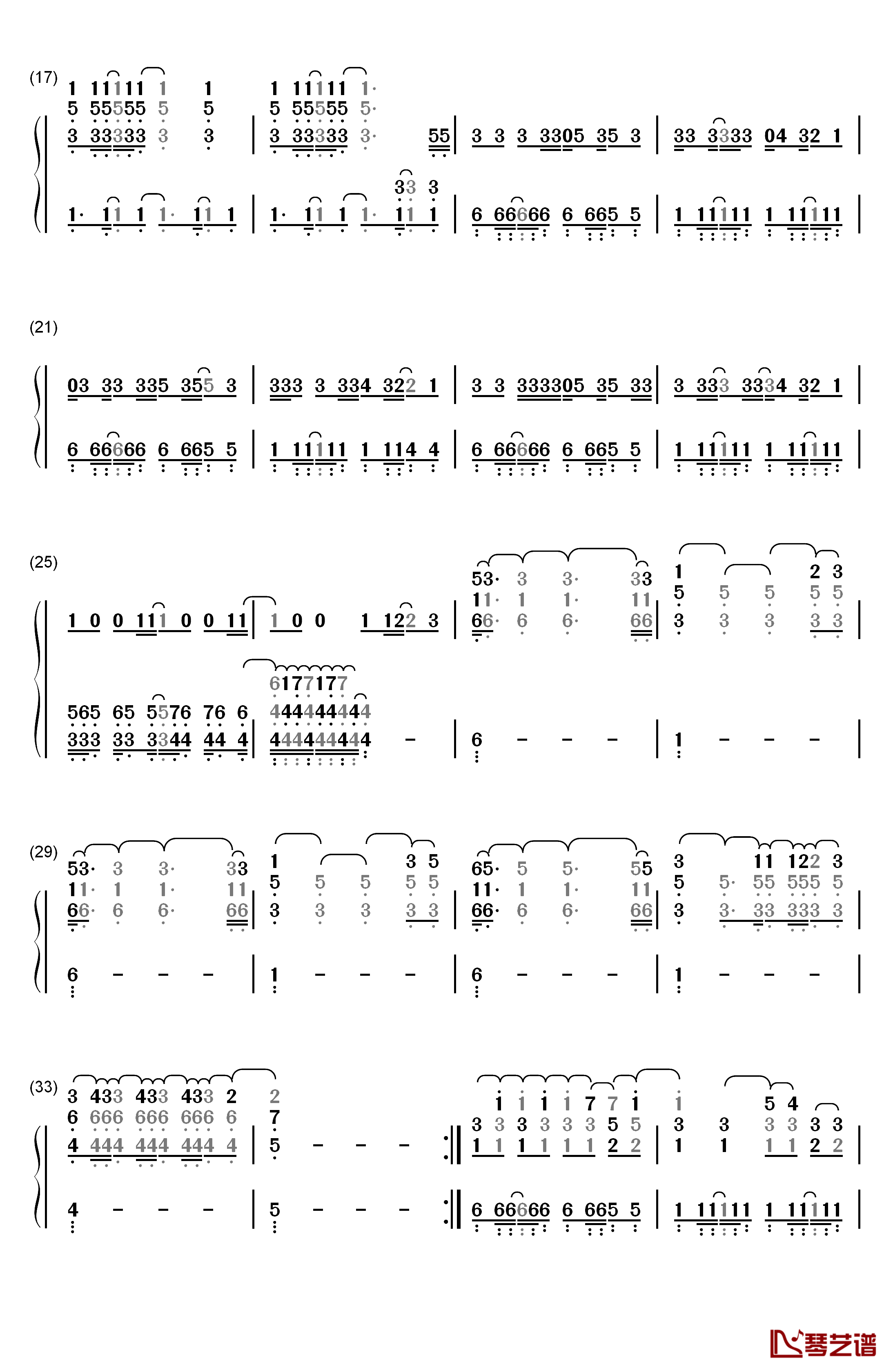 Drunk钢琴简谱-数字双手-Ed Sheeran2