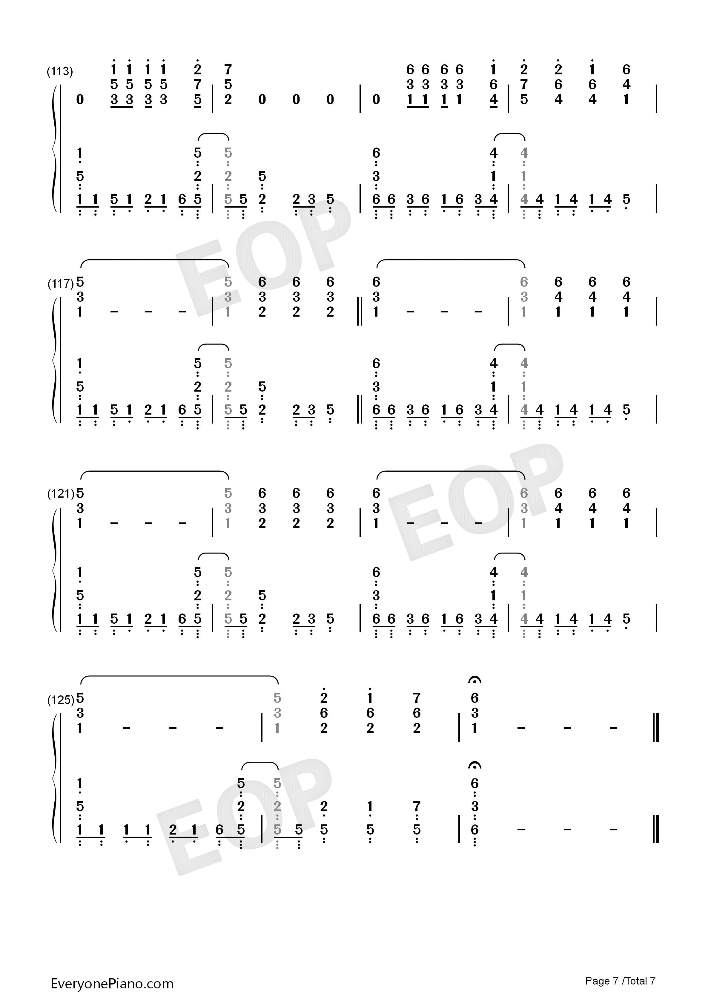 Square Hammer钢琴简谱-Ghost演唱7