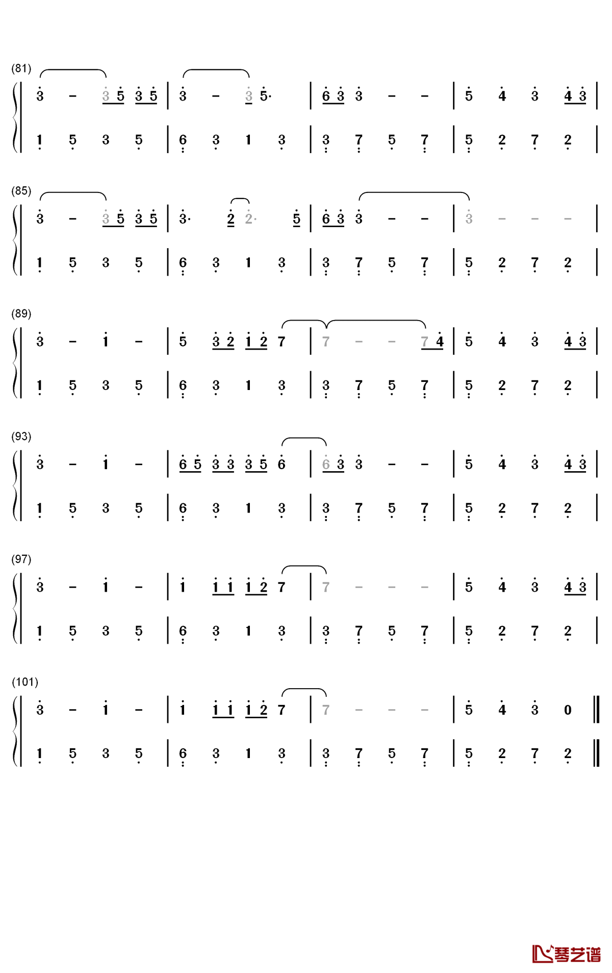 Save Your Tears钢琴简谱-数字双手-The Weeknd4