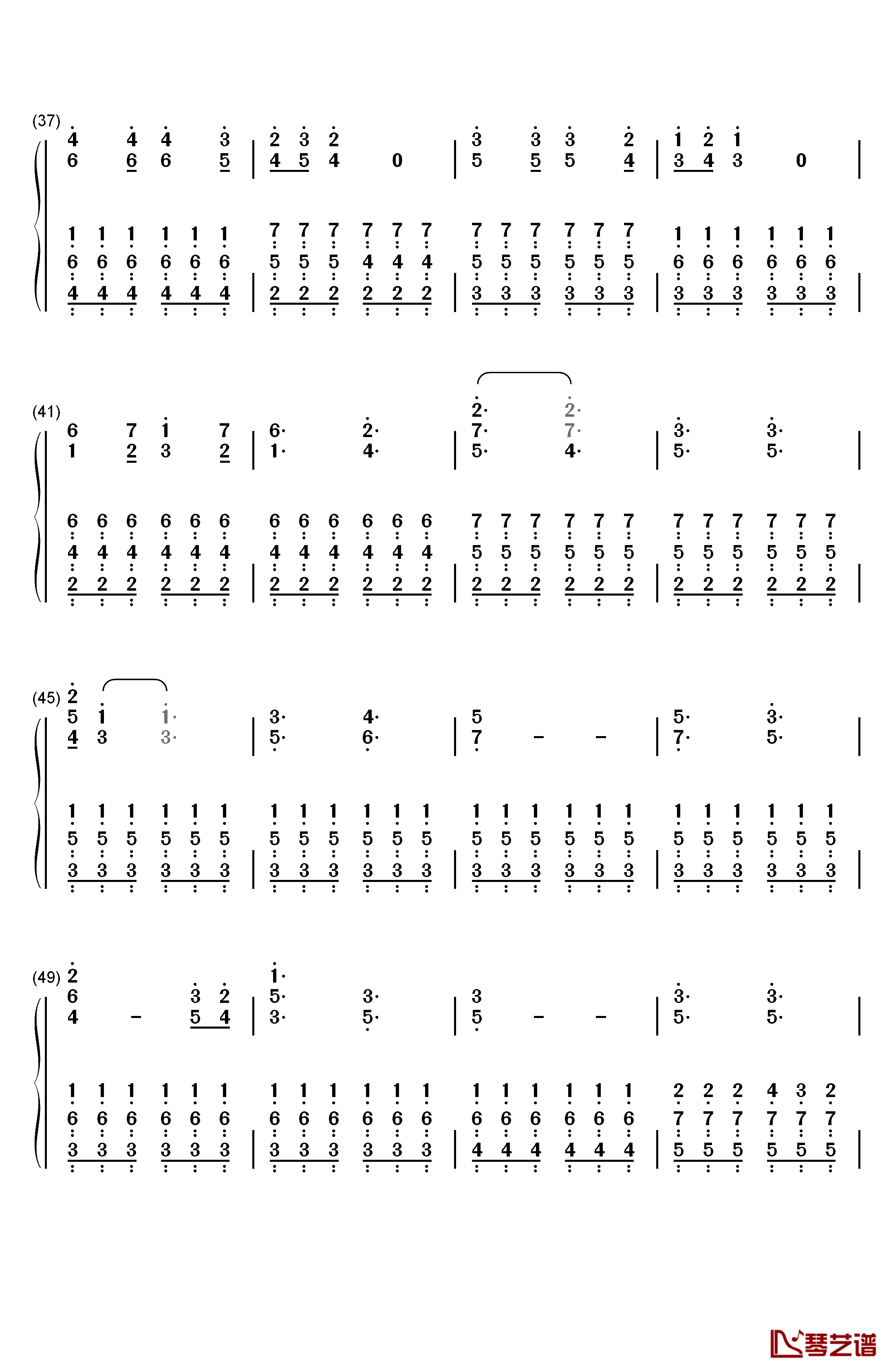 Are You Ready钢琴简谱-数字双手-Bis3