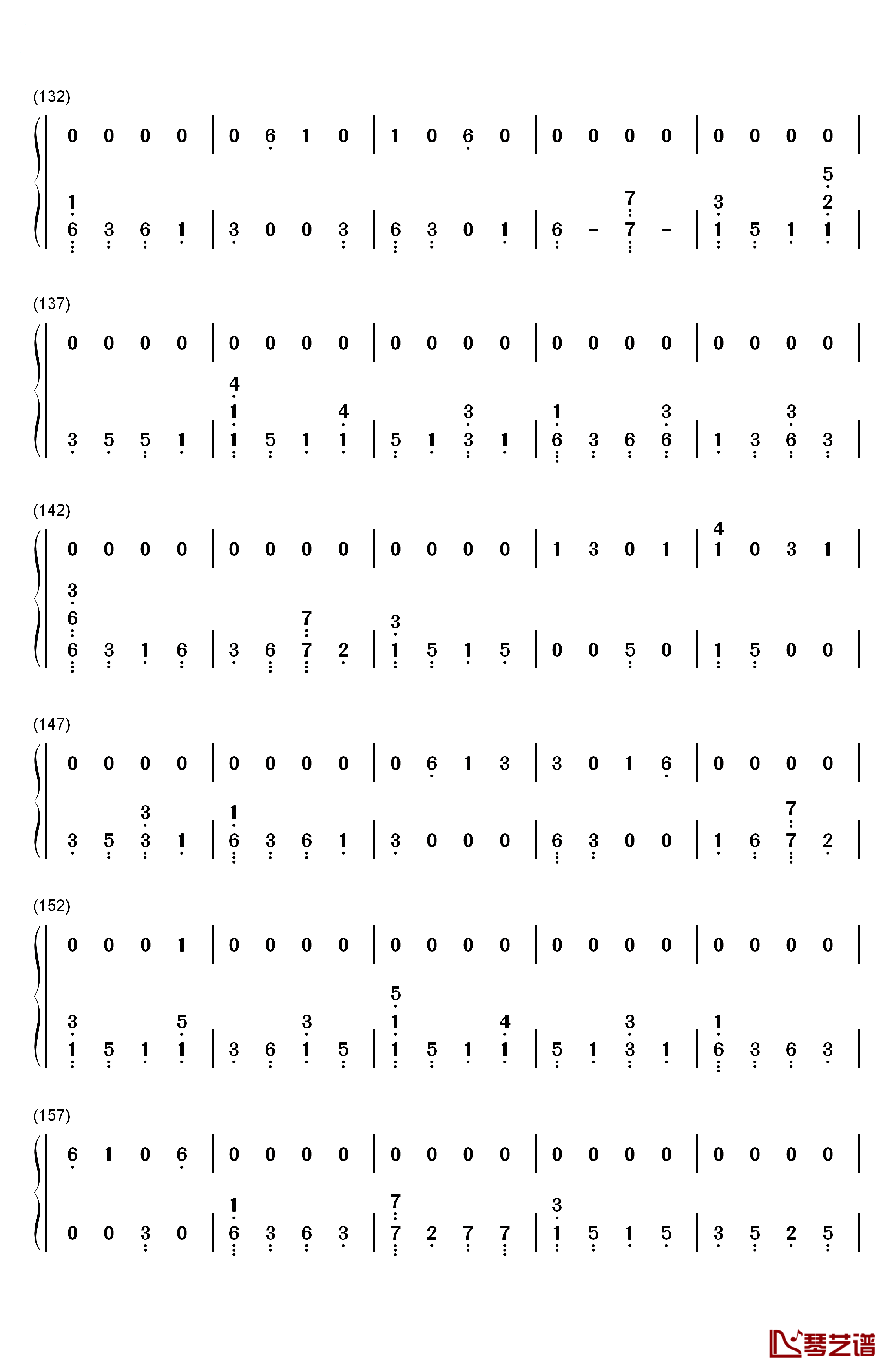 Girls钢琴简谱-数字双手-Rita Ora6