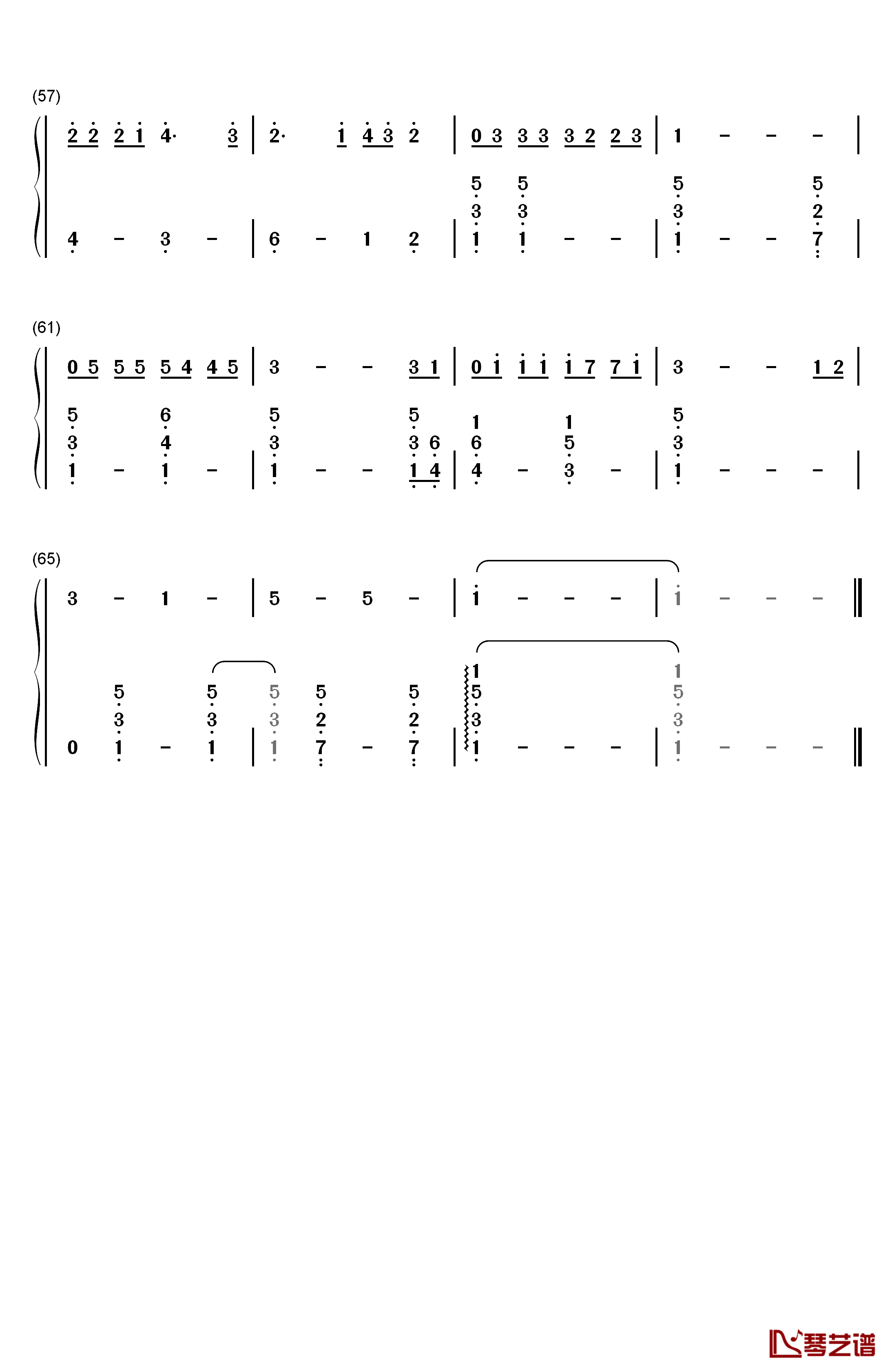 Evermore钢琴简谱-数字双手-Alan Menken4