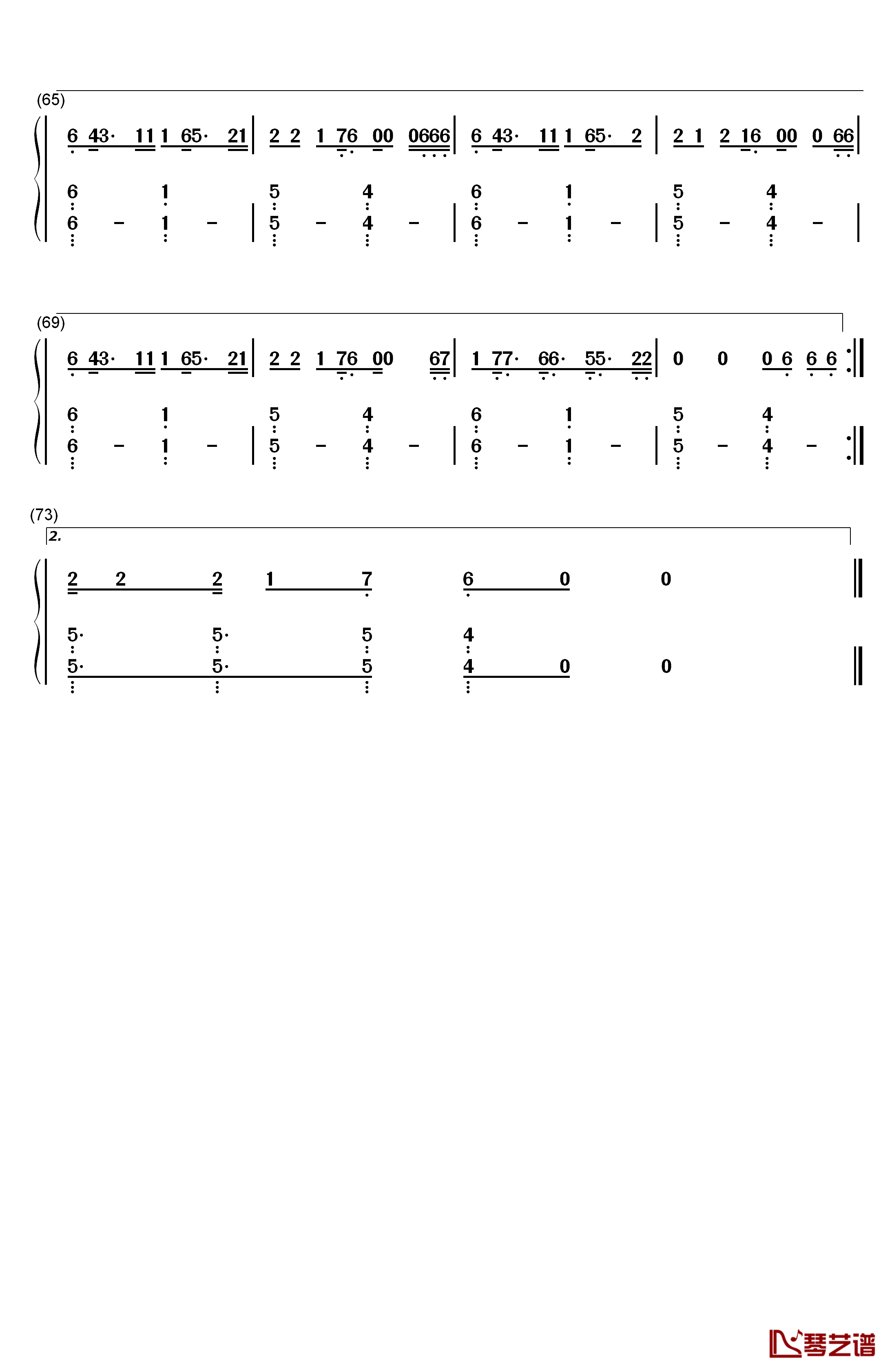 Ciao Adios钢琴简谱-数字双手-Anne-Marie4