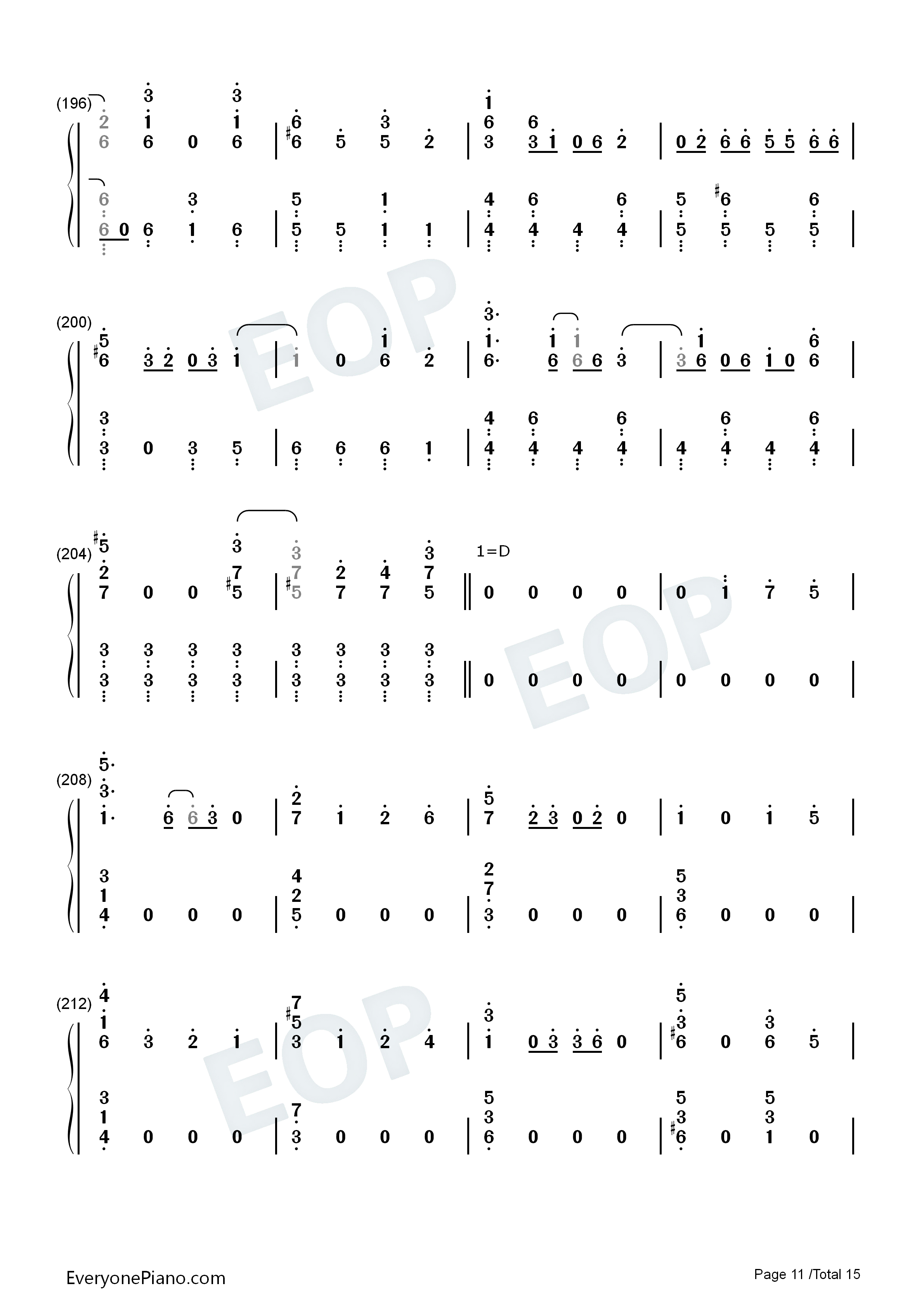 夜に駆ける钢琴简谱-Yoasobi演唱11