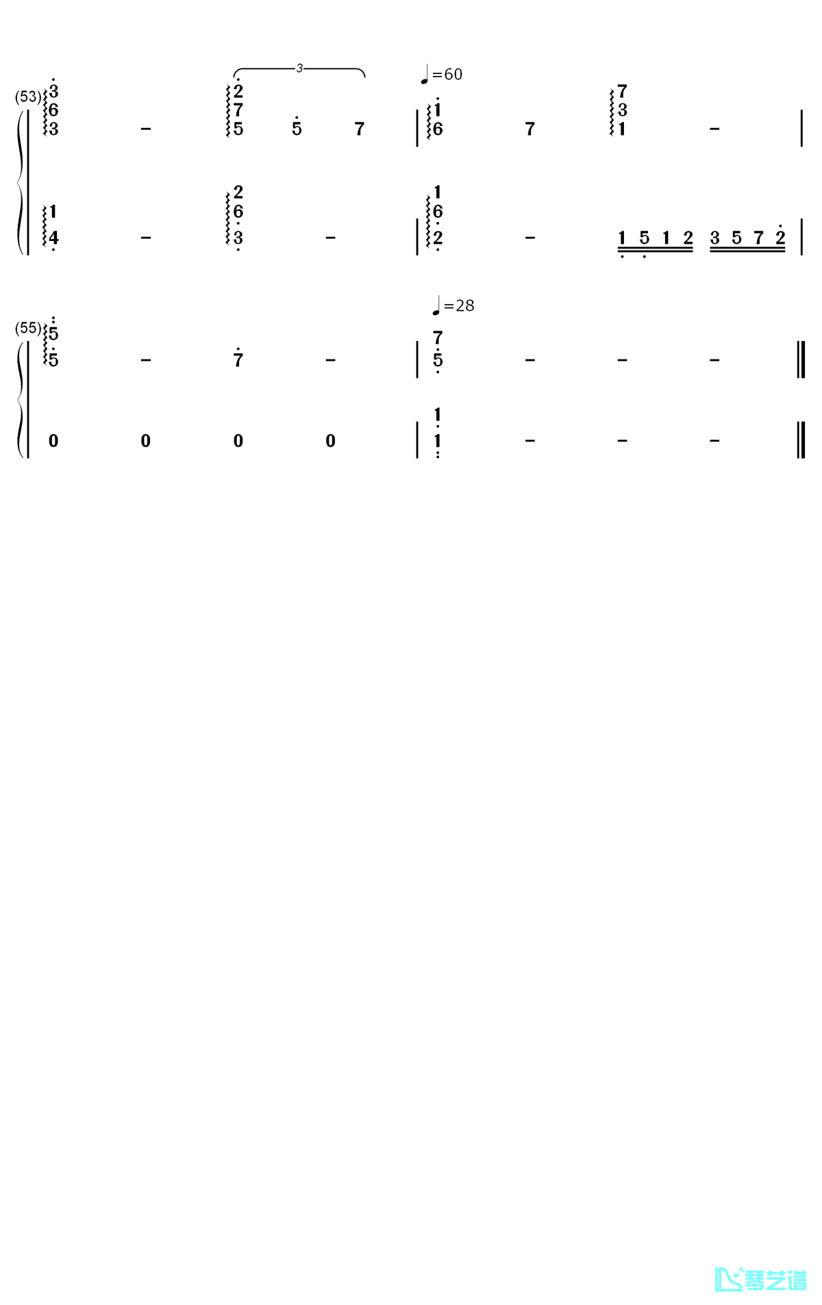 Eutopia钢琴简谱-Yoohsic Roomz歌曲-数字双手曲谱4