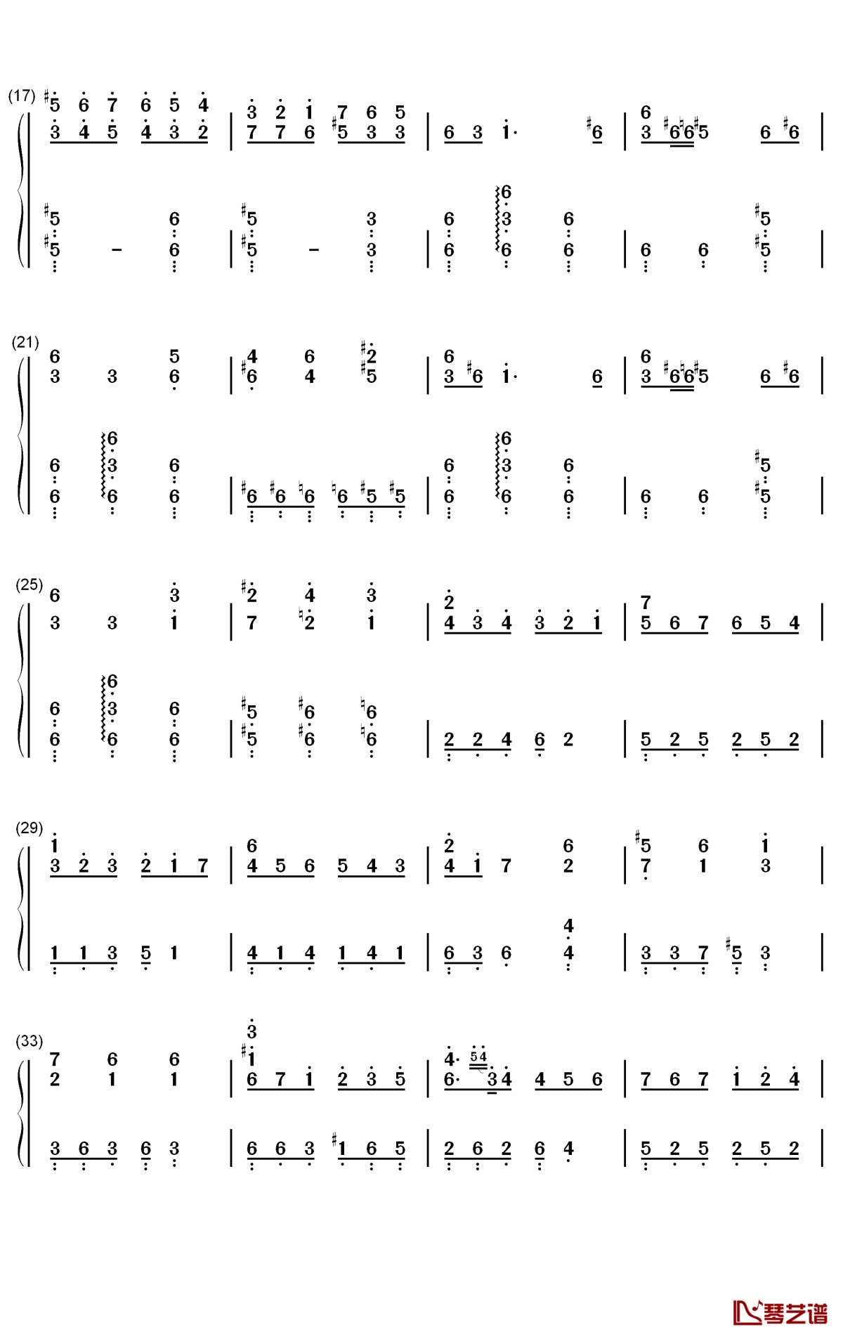 Symposium Magarum钢琴简谱-数字双手-梶浦由记2