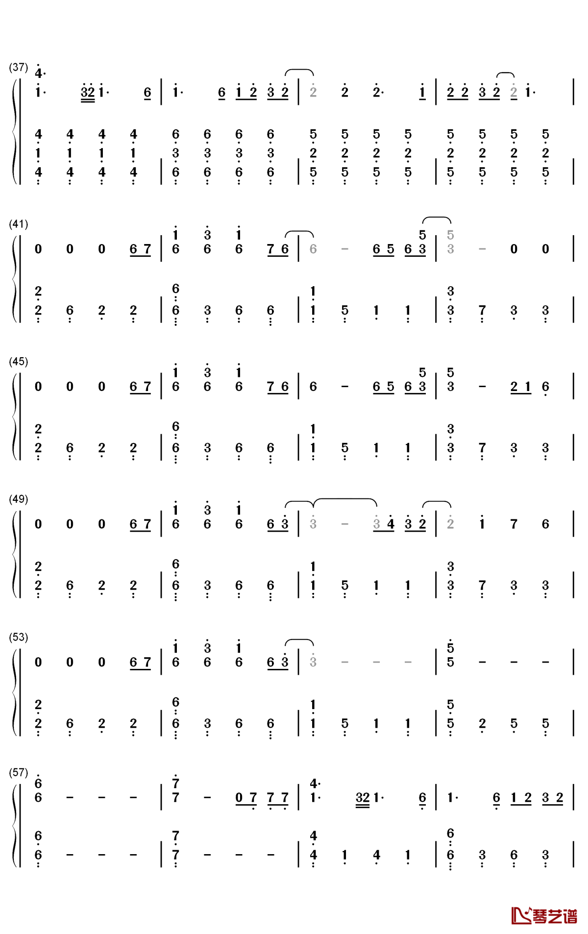 Birds钢琴简谱-数字双手-Imagine Dragons Elisa3