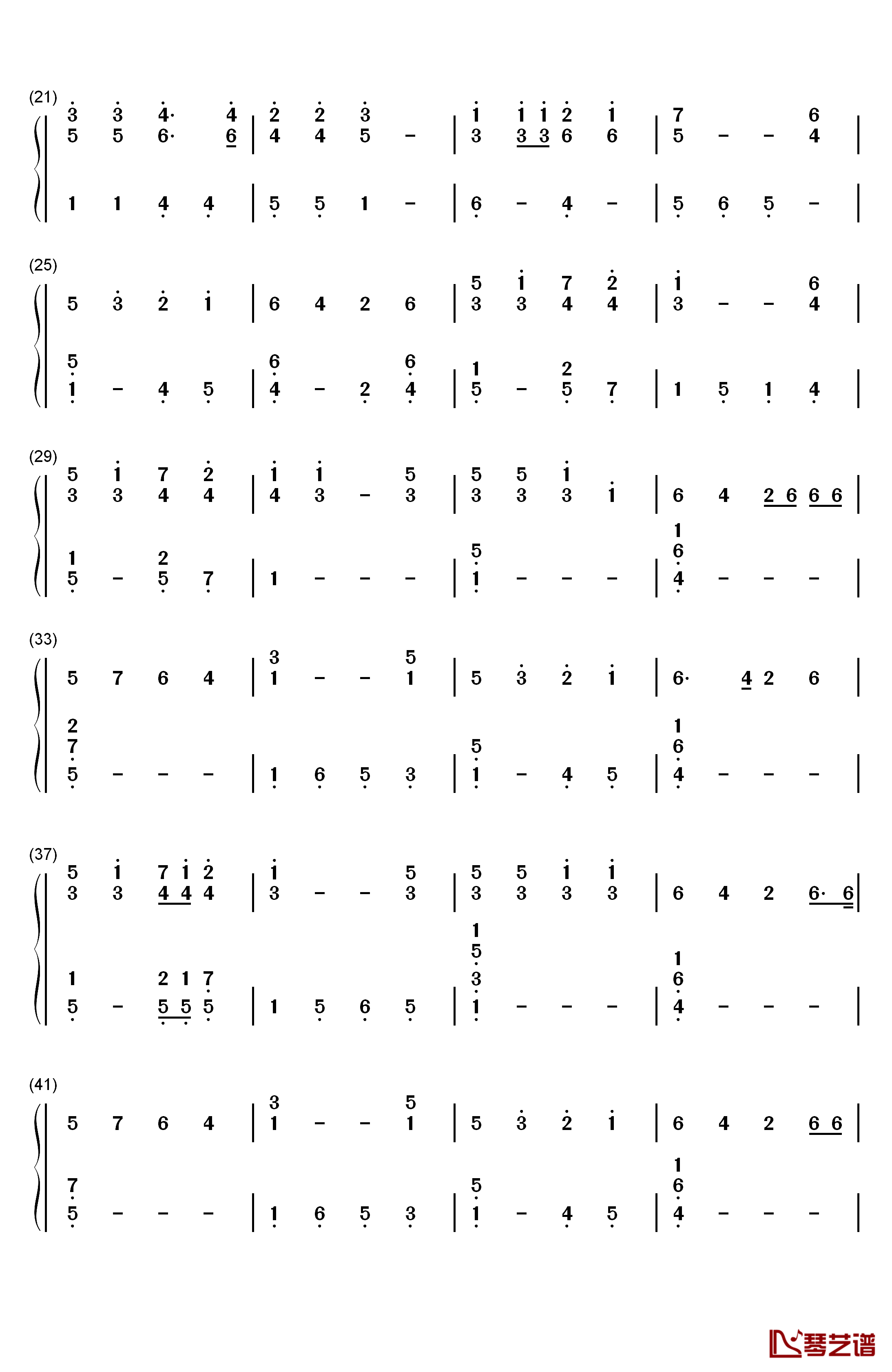 Mary's Boy Child钢琴简谱-数字双手-Jester Hairston2