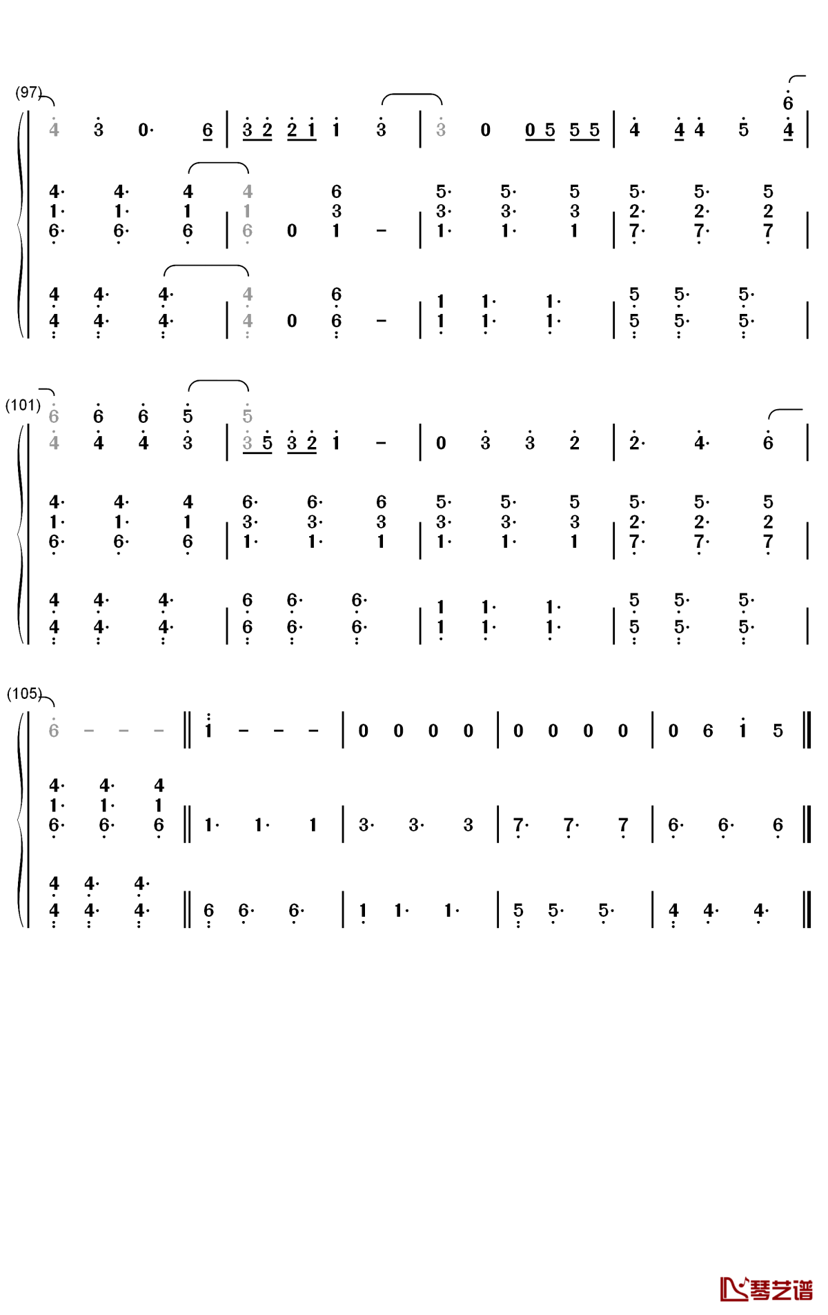 Dont Break Me钢琴简谱-数字双手-Montaigne7