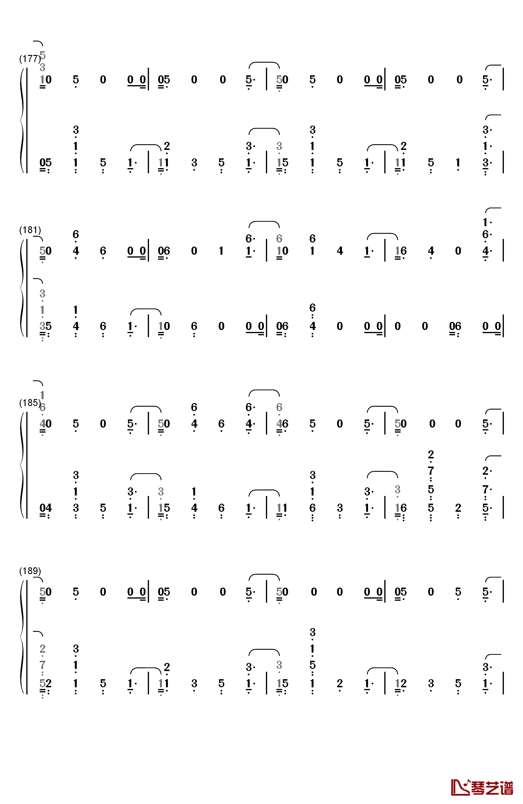 Fake Happy钢琴简谱-数字双手-Paramore9