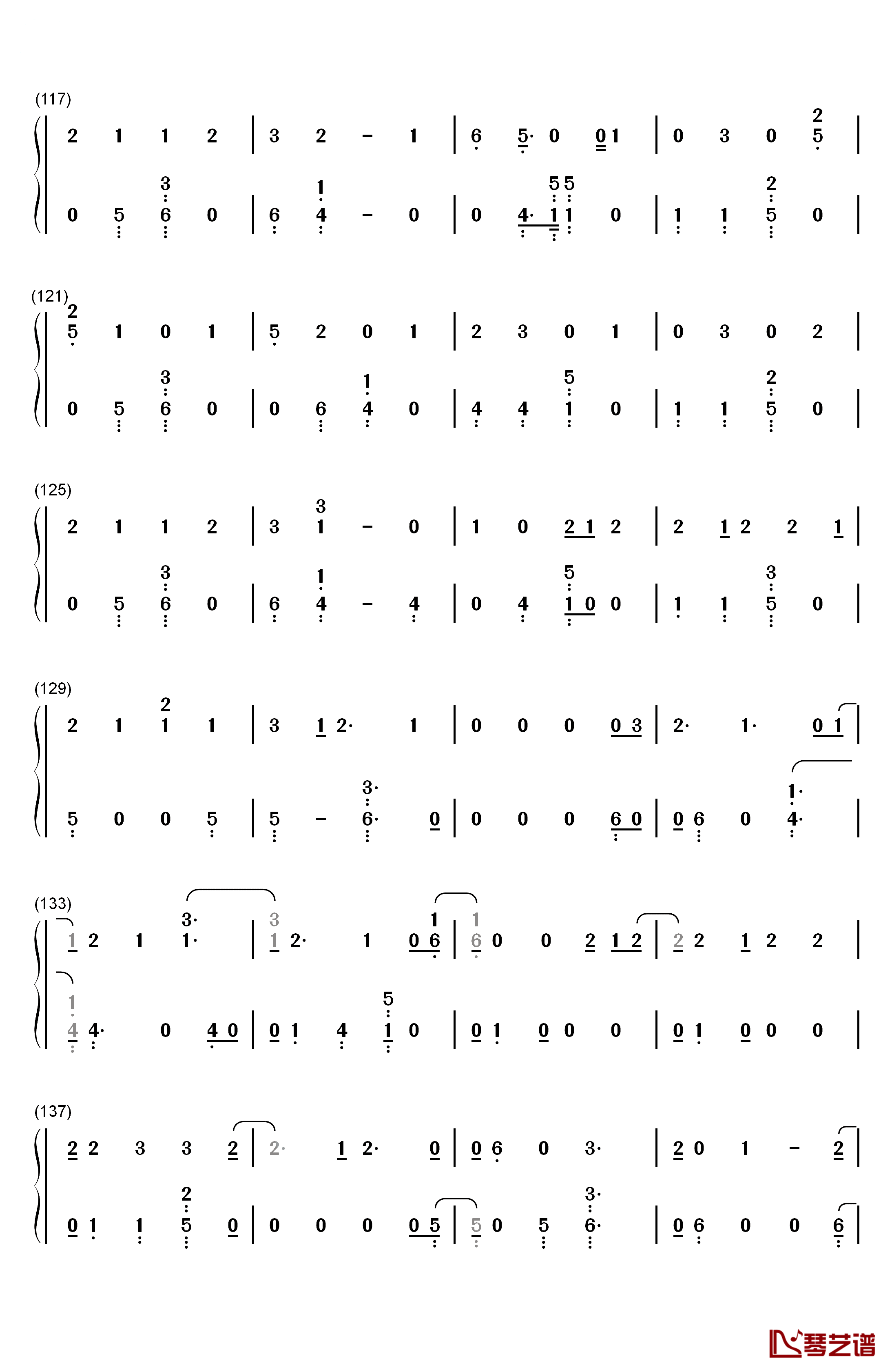 Magic Shop钢琴简谱-数字双手-防弹少年团6