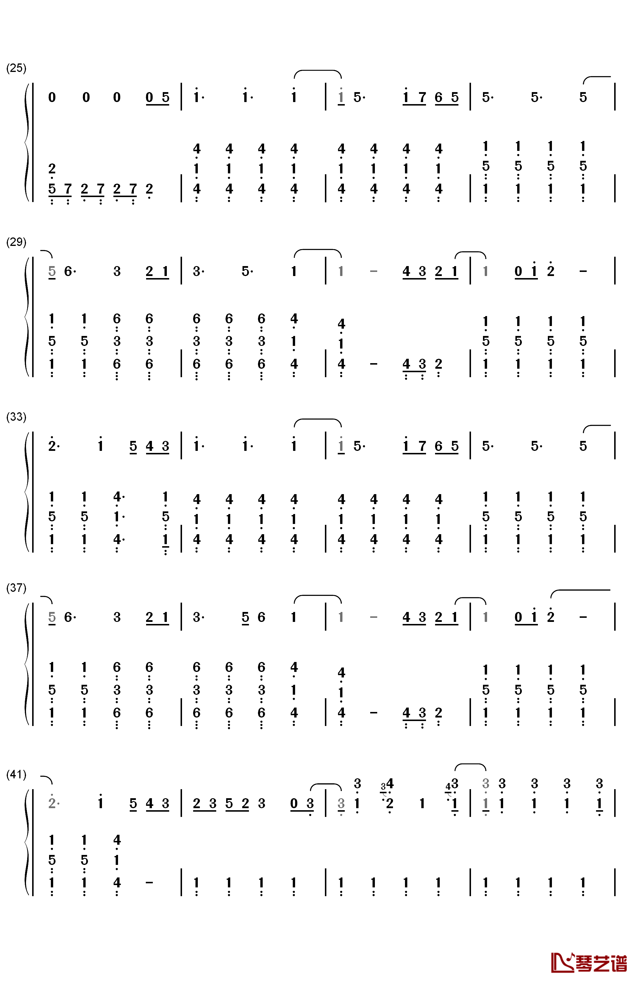 Fool's Gold钢琴简谱-数字双手-One Direction2