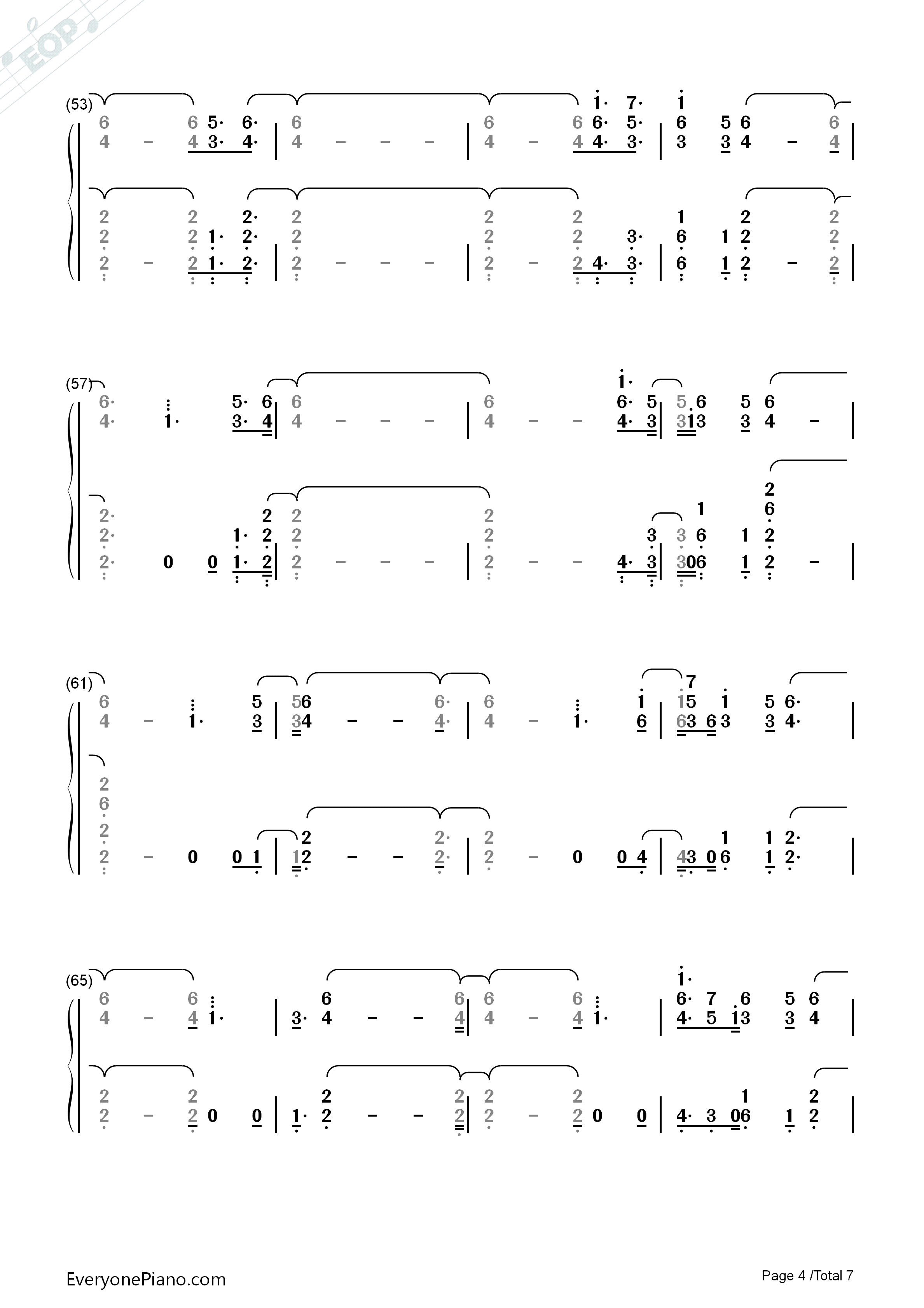 Out Of My Head钢琴简谱-Charli XCX演唱4