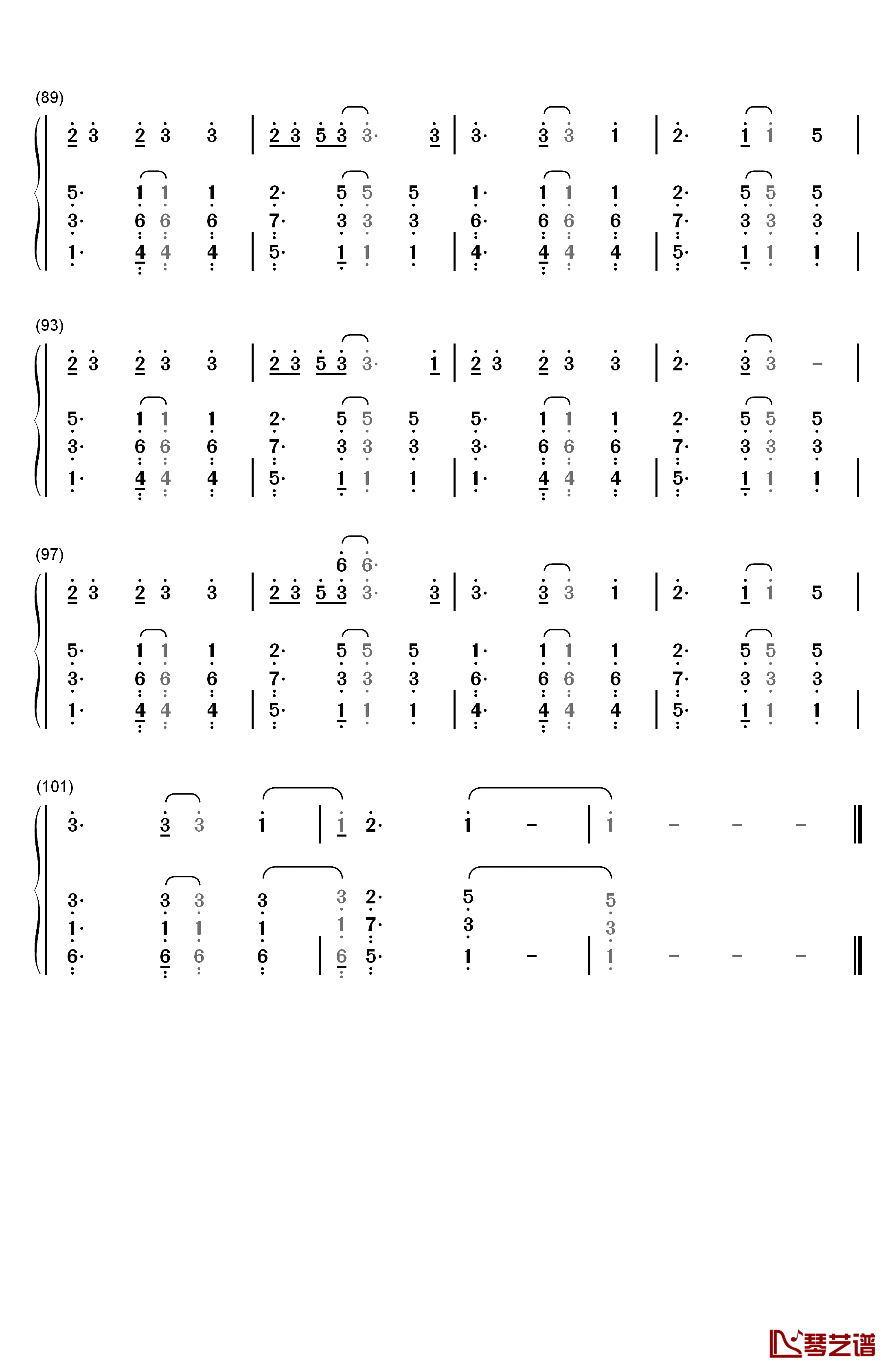 One Thing钢琴简谱-数字双手-One Direction5