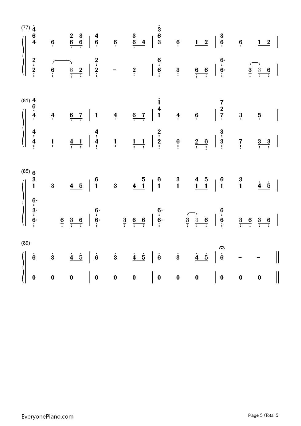 冰与火之歌钢琴简谱-数字双手-Ramin Djawadi5