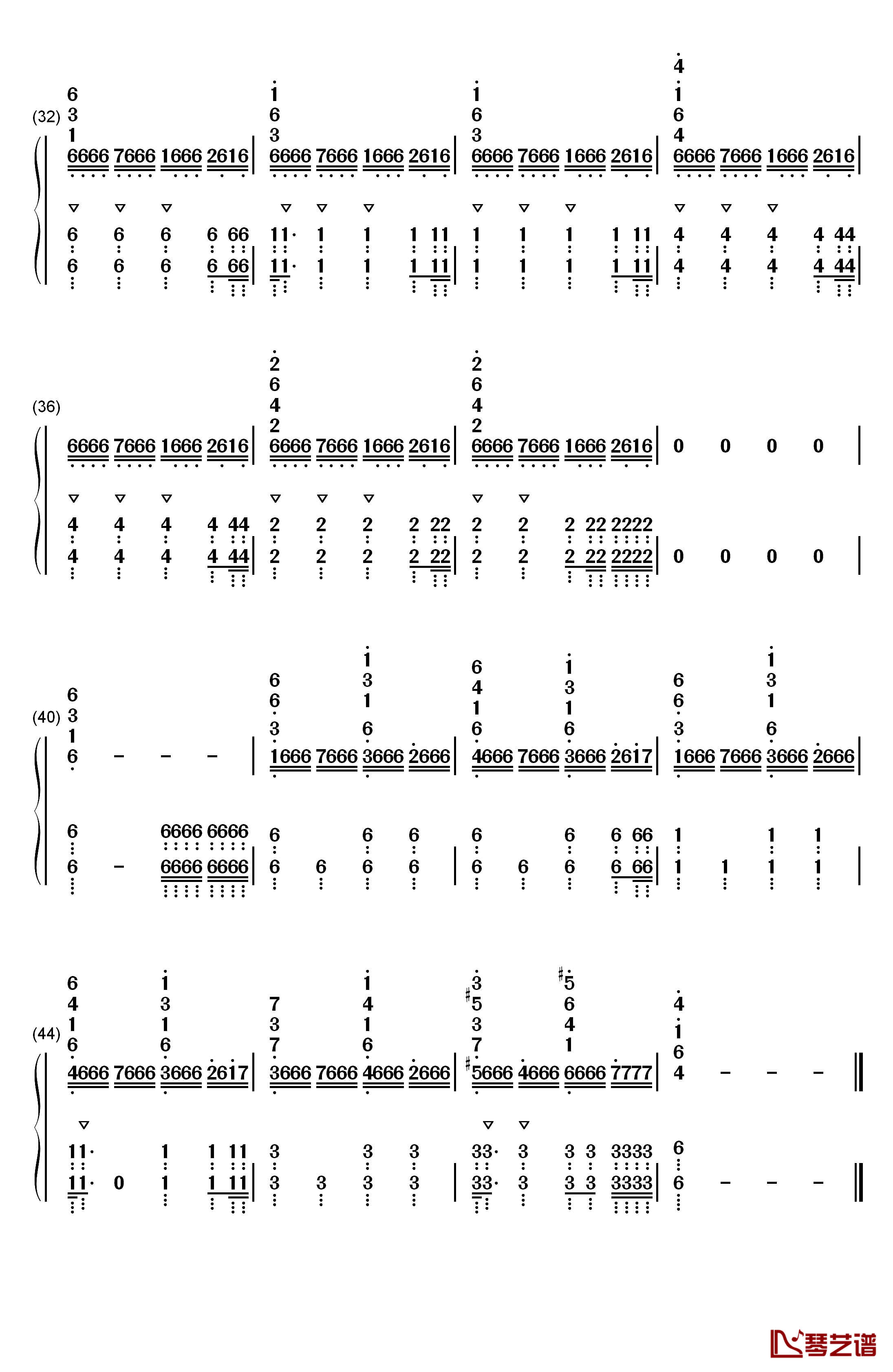 复仇者联盟4终局之战钢琴简谱-数字双手-Alan Silvestri3