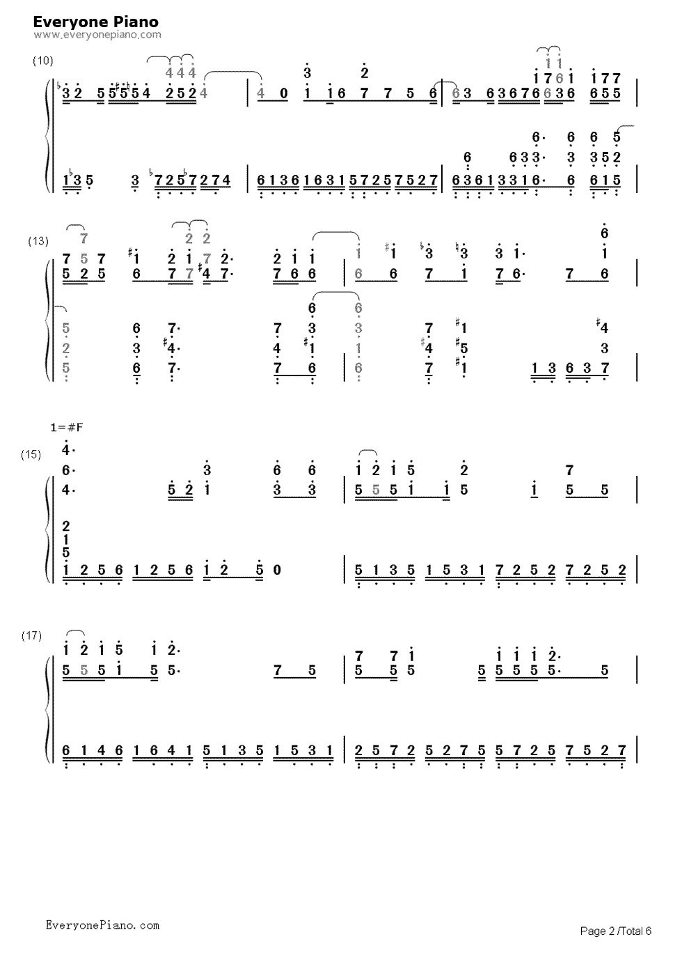 白金钢琴简谱-坂本真绫演唱2