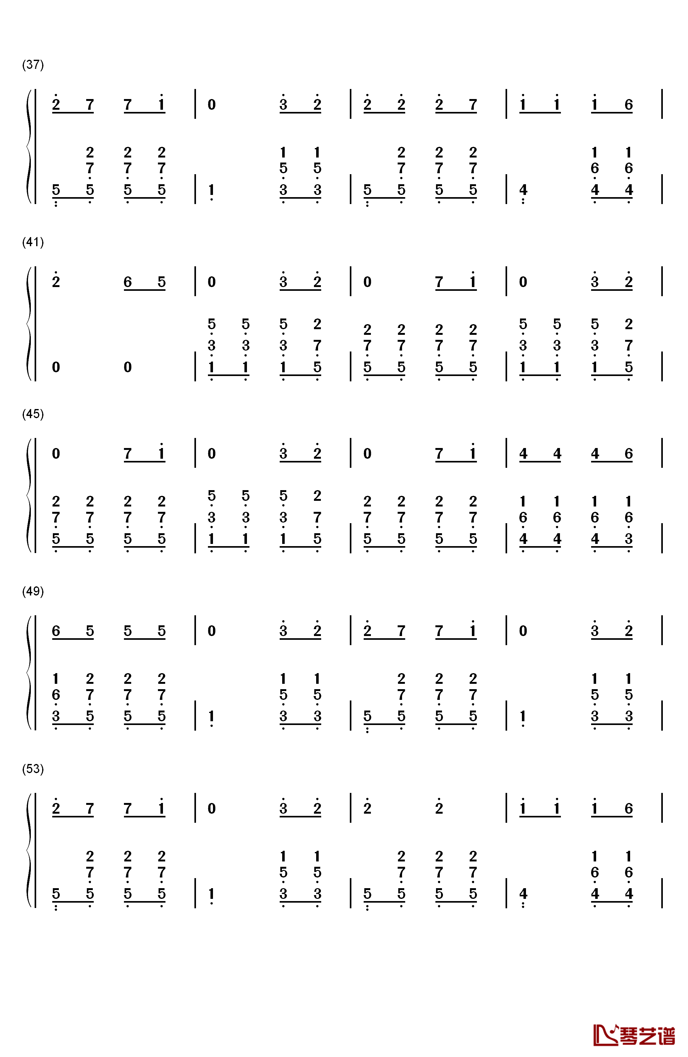 Youngblood钢琴简谱-数字双手-Green Day3