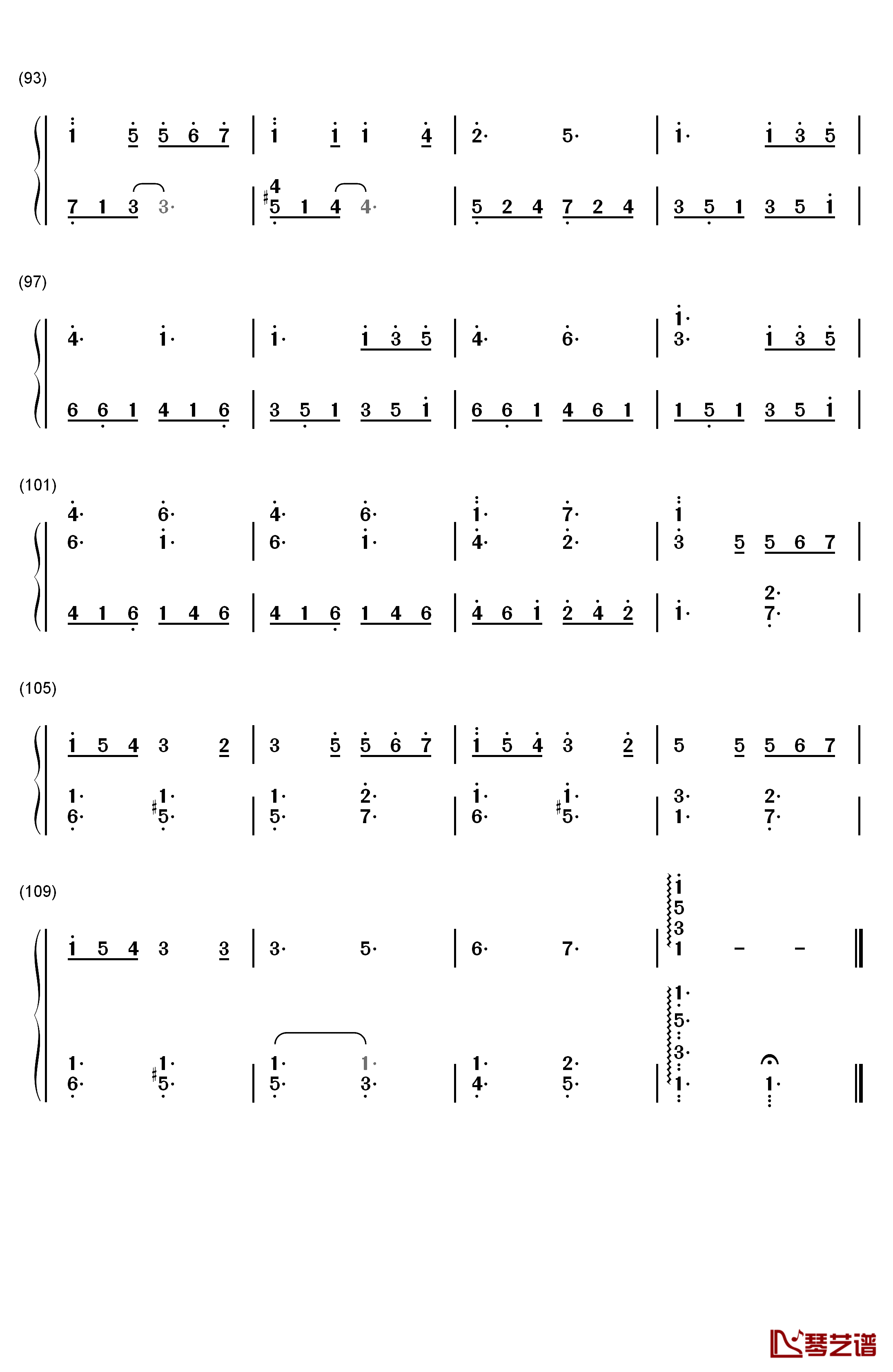 A Distant Shade of Green钢琴简谱-数字双手-Kevin Kern5