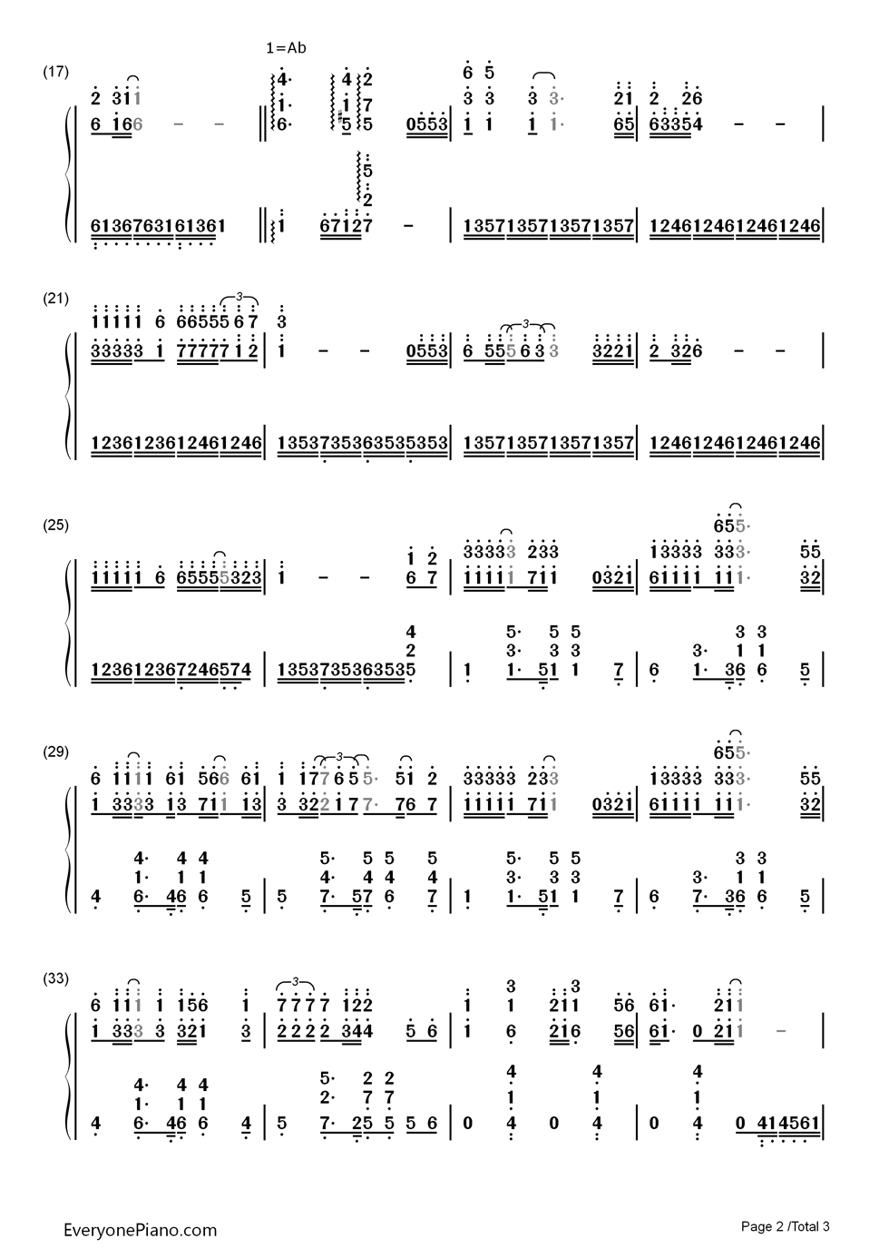 当爱已成往事钢琴简谱-数字双手-林忆莲 李宗盛2