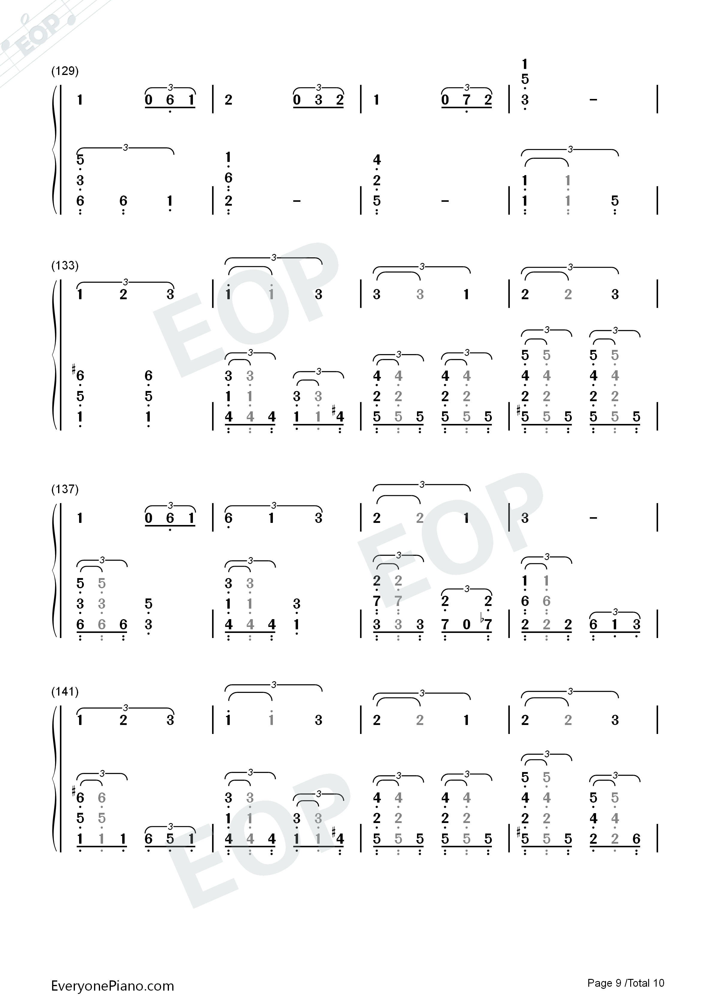 地球をあげる钢琴简谱-LUMi はるまきごはん演唱9