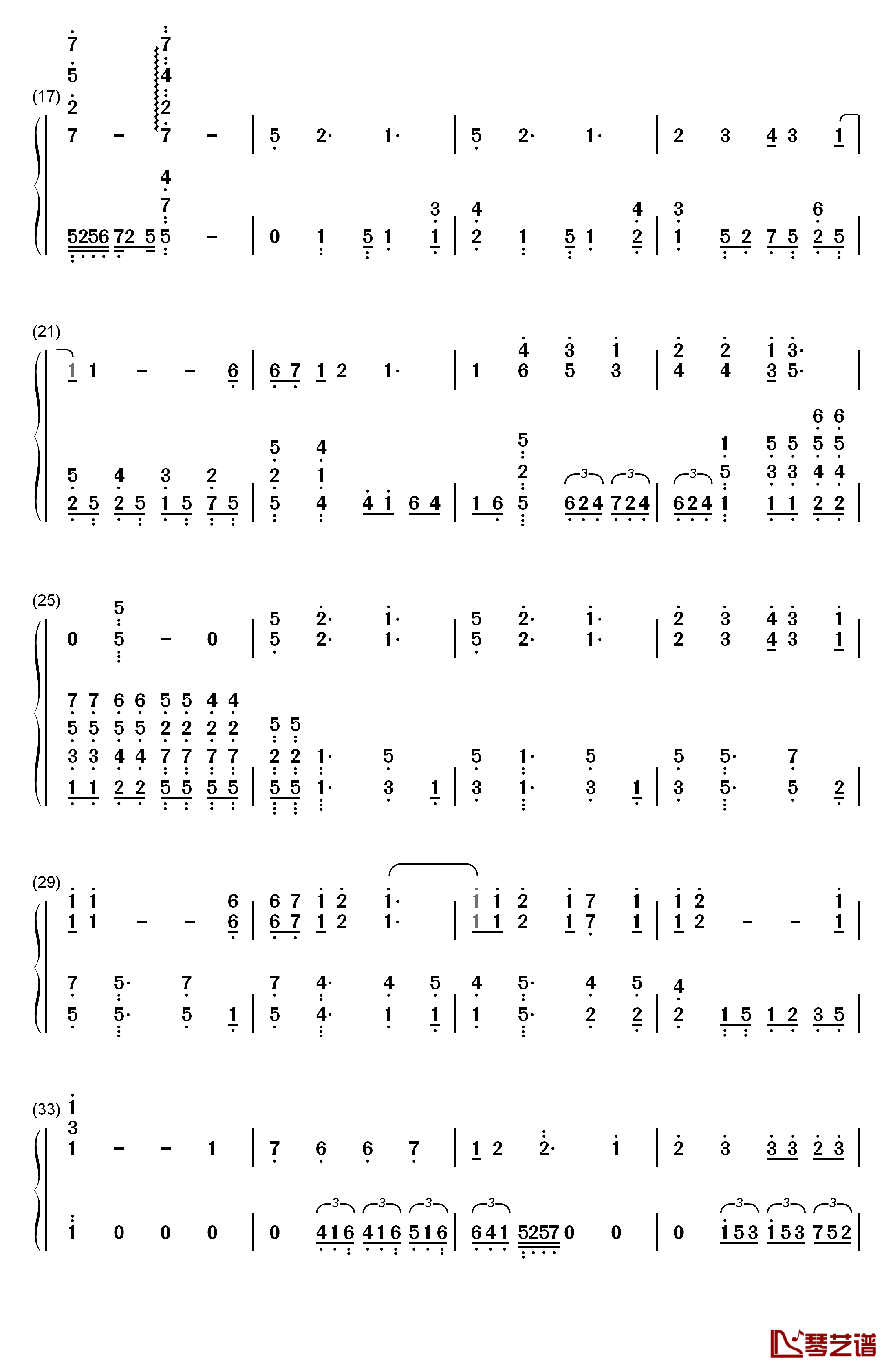 それは仆たちの奇迹钢琴简谱-数字双手-μ's2