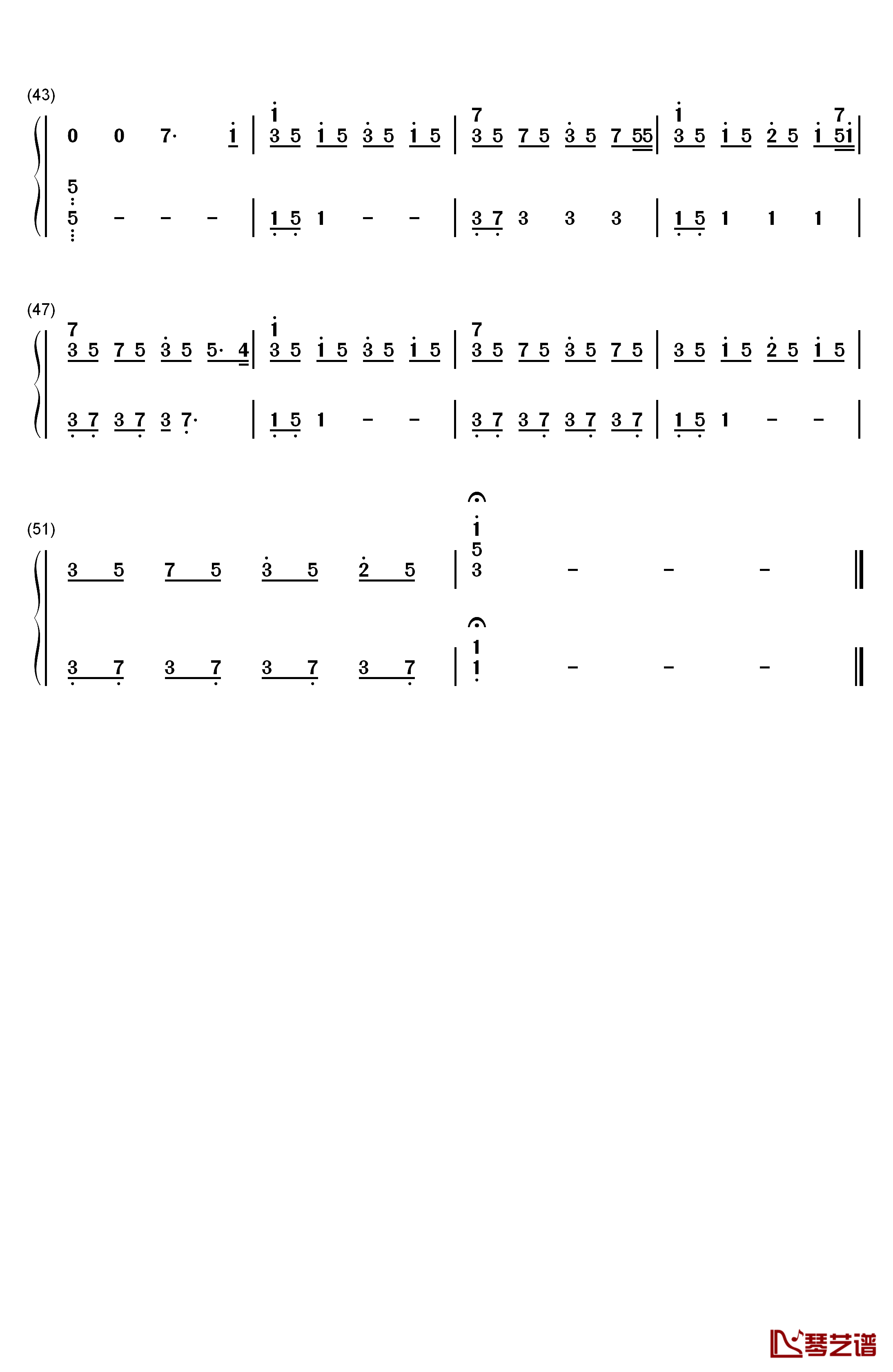 My Immortal钢琴简谱-数字双手-Evanescence3