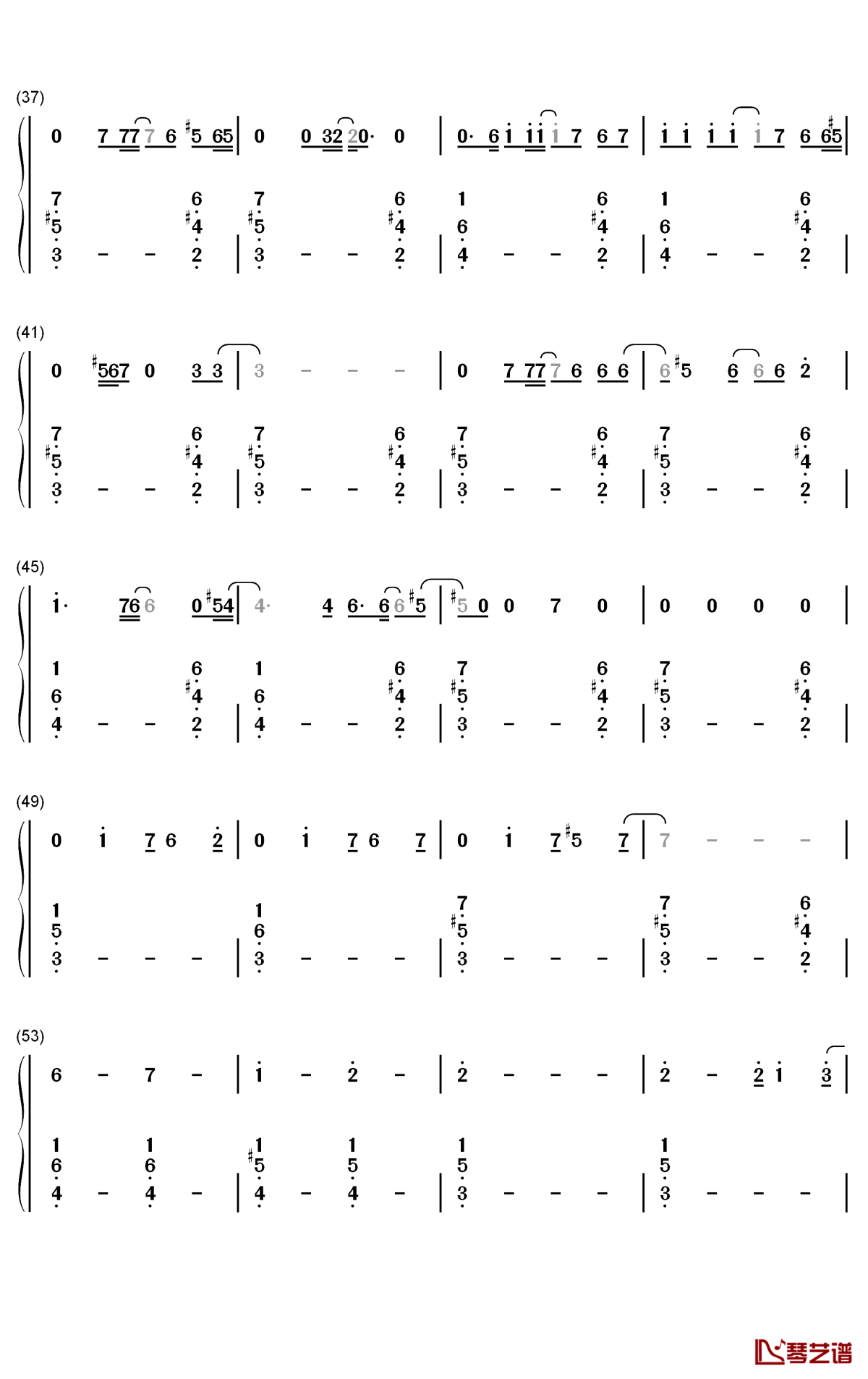 The Game Is Over钢琴简谱-数字双手-Evanescence3