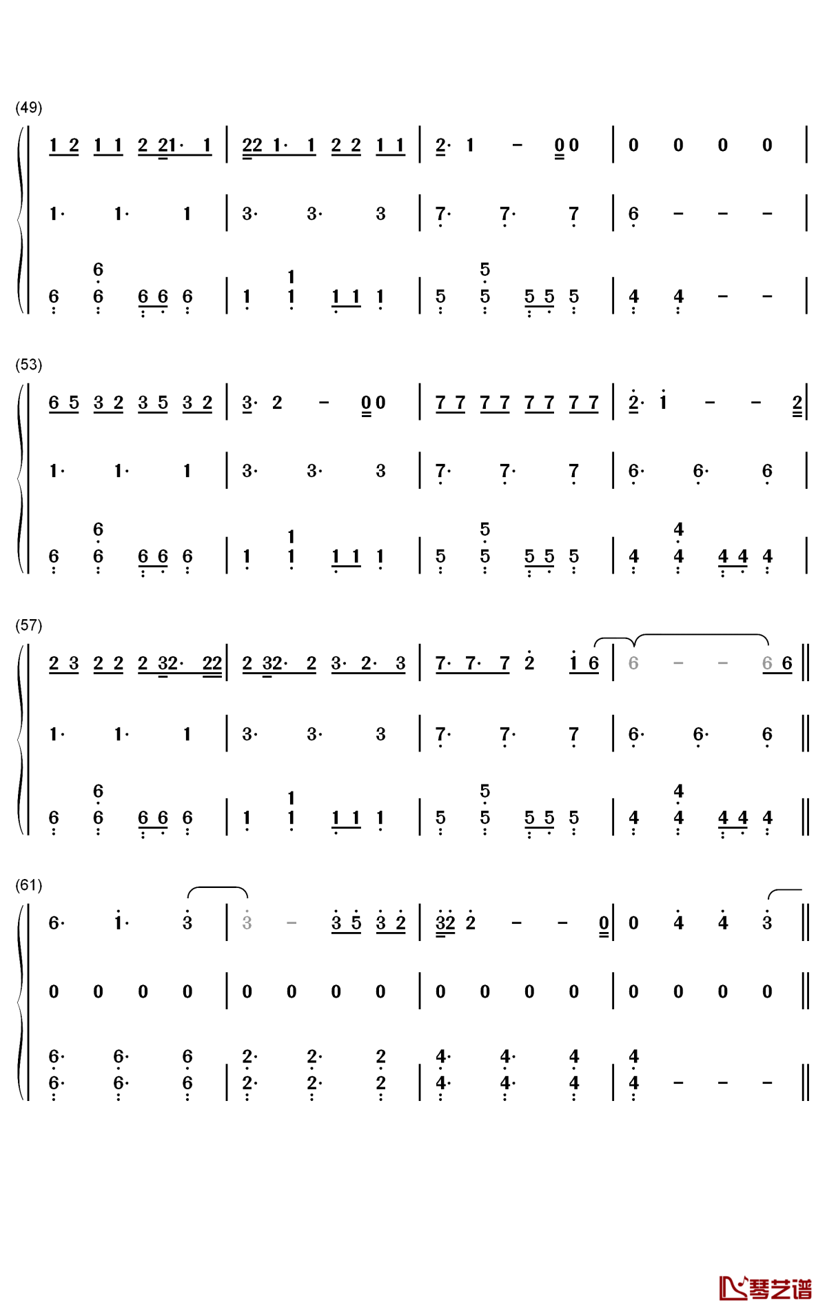 Dont Break Me钢琴简谱-数字双手-Montaigne4