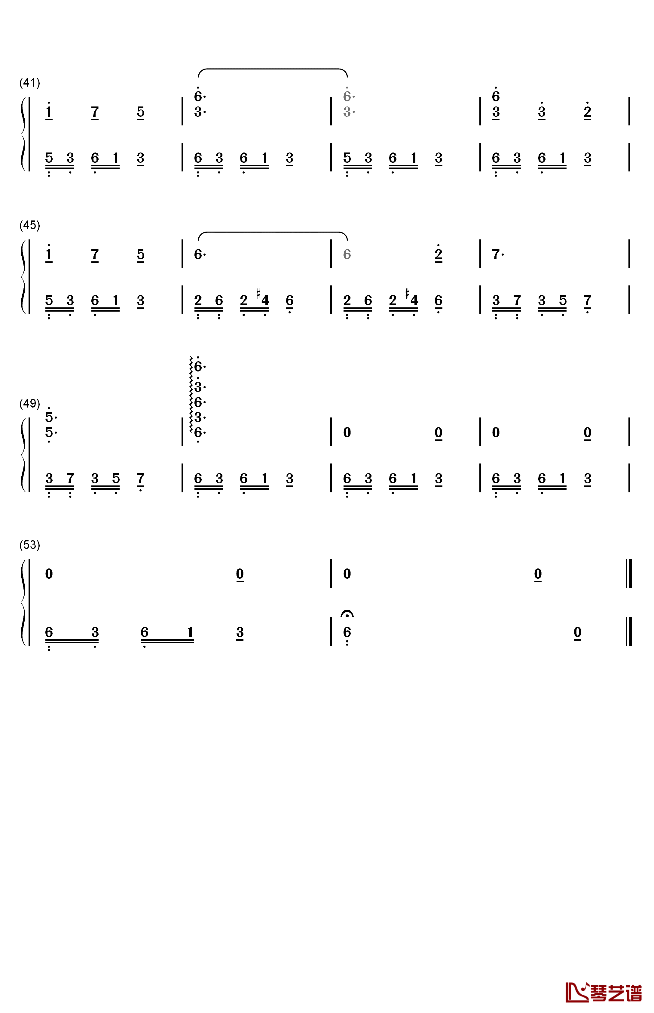 兄弟（Brothers）钢琴简谱-数字双手-俄罗斯童声合唱团3