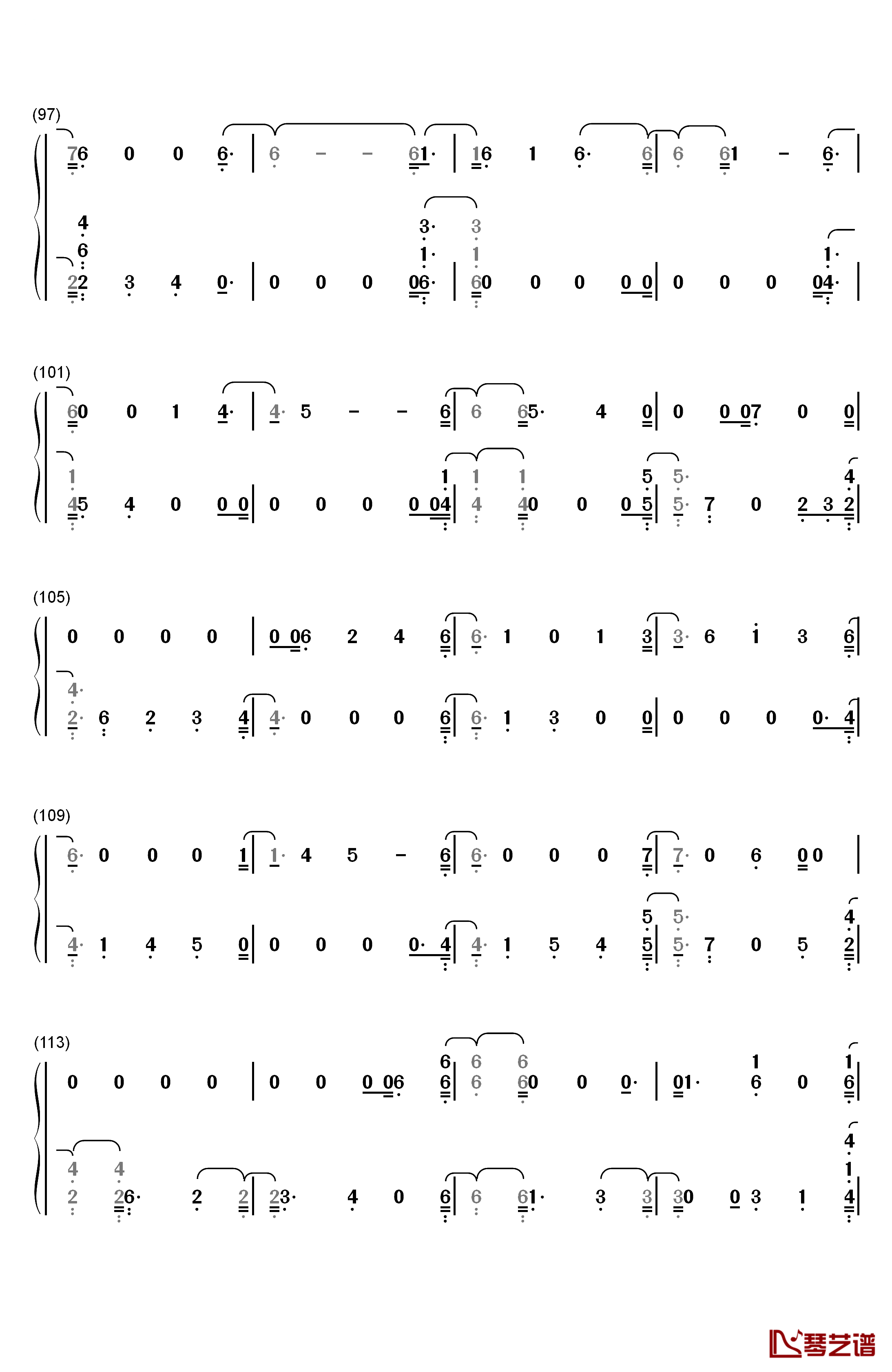 Dancing With Our Hands Tied钢琴简谱-数字双手-Taylor Swift6