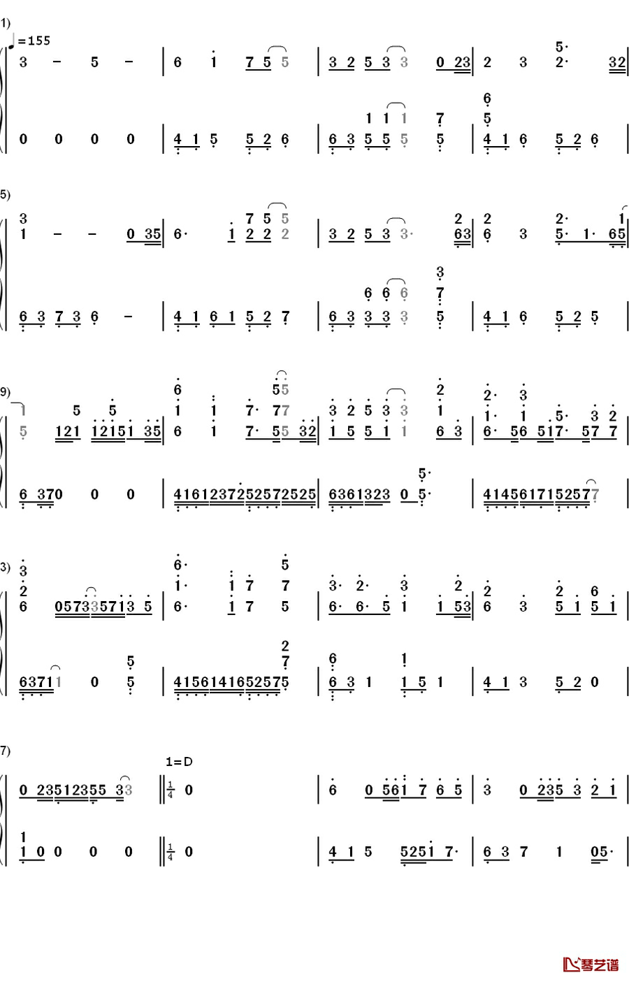 Epic Tribute Medley钢琴简谱-数字双手-久石让4