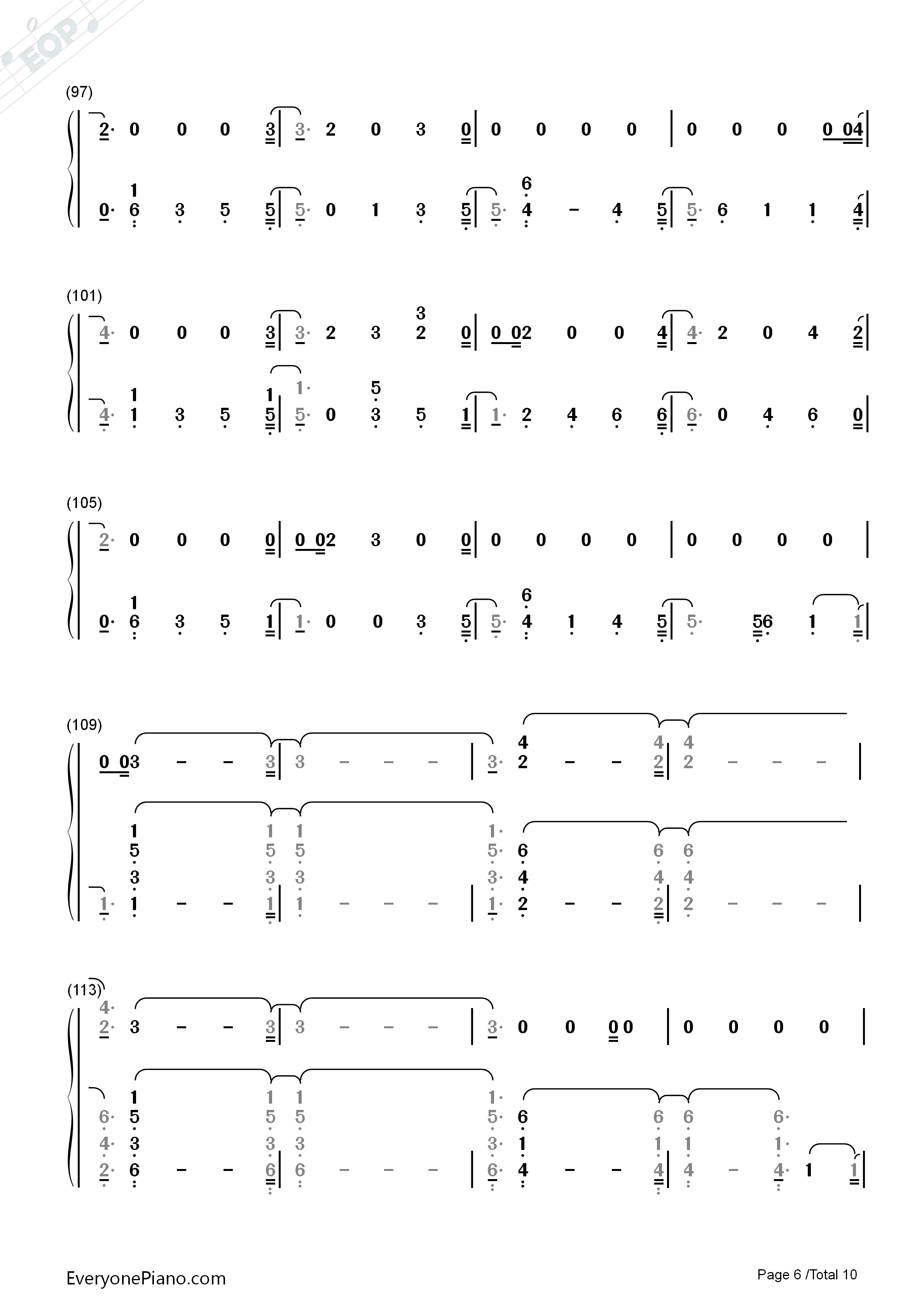 Delicate钢琴简谱-Taylor Swift演唱6